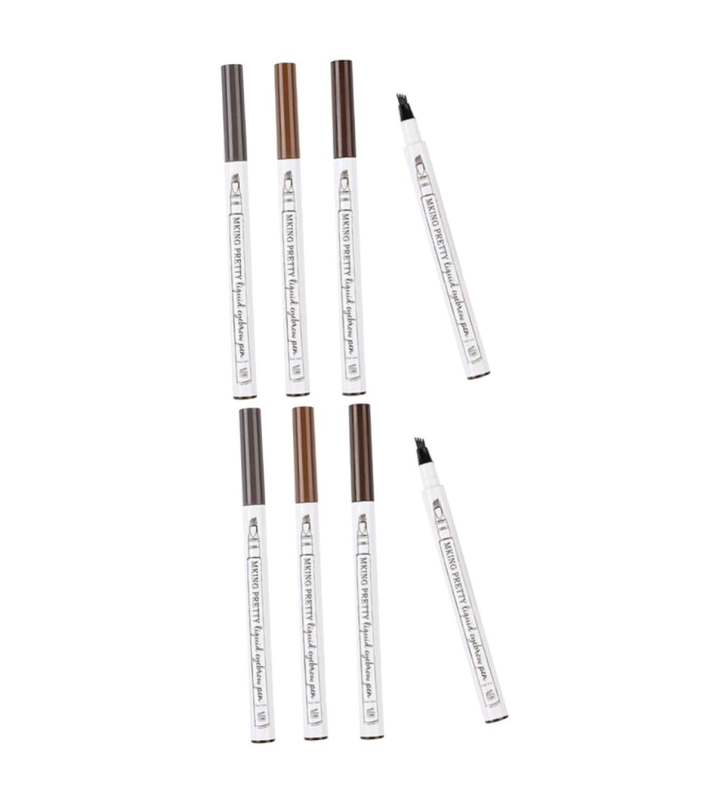 Beavorty 8 Pcs Eyebrow Pen Liquid Eyebrow Pen Eyebrow Pencil Eyebrow Powder Water Proof 1 count (Pack of 1) As Shownx2pcs - Buy Online on GoSupps.com