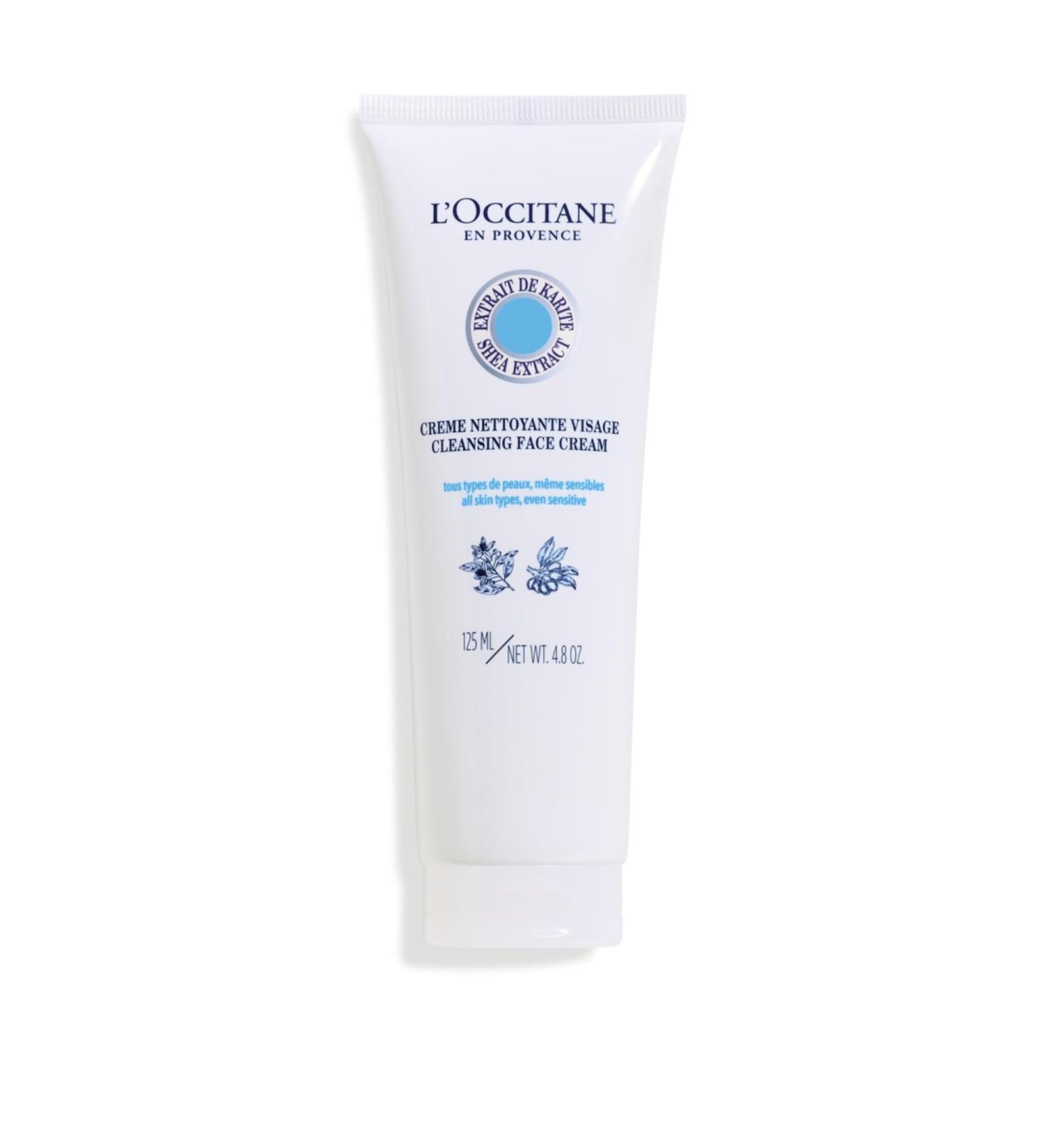 L'OCCITANE Shea Butter Cleansing Cream 125ml | Enriched with Shea Butter | Vegan & 100% Readily Biodegradable | Luxury & Clean Beauty Skin Cleanser for All Skin Types - Buy Online on GoSupps.com