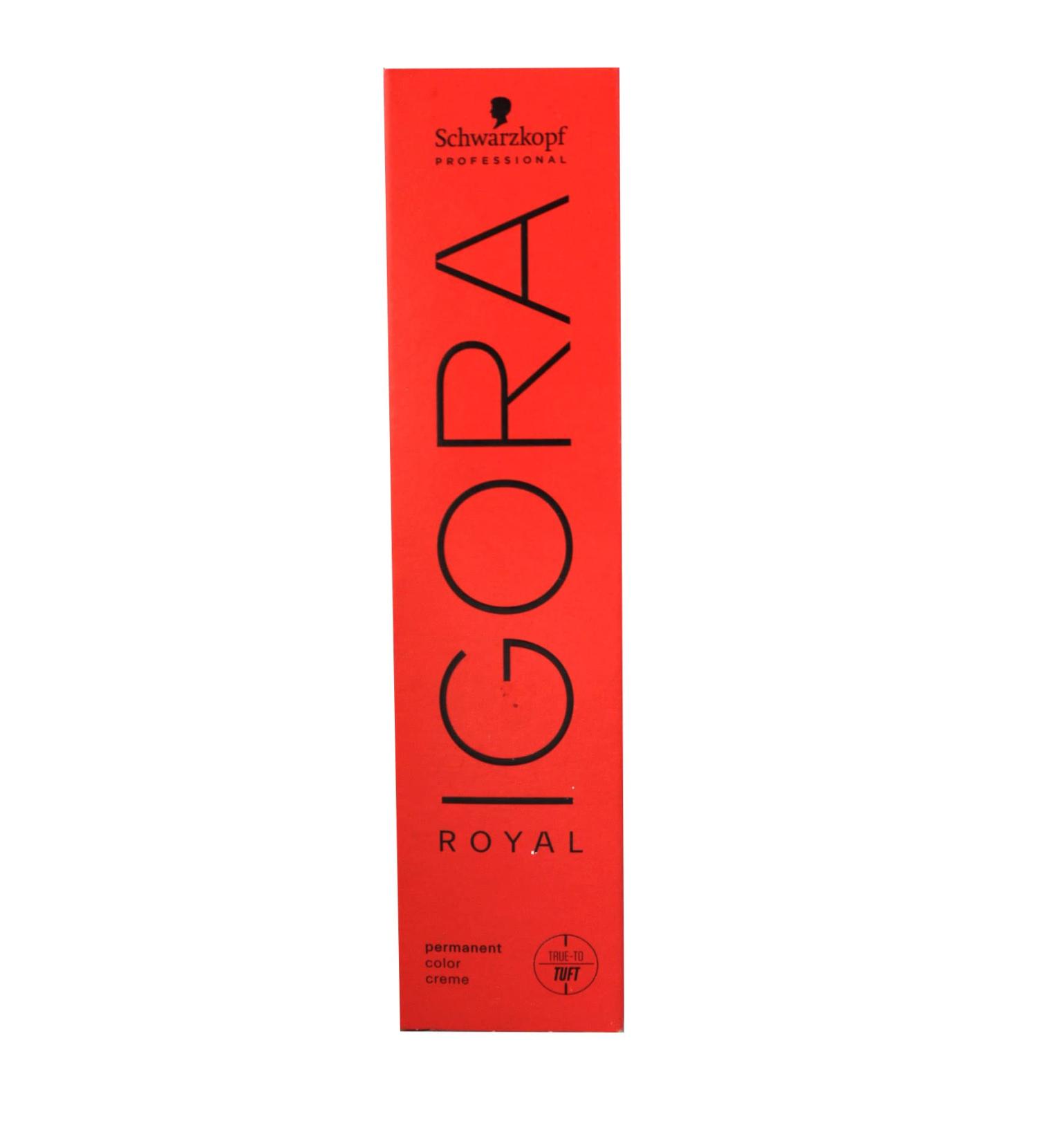 Schwarzkopf IGORA ROYAL Permanent Color Creme (8-0 Light Blonde) 8-0 Light Blonde Natural 2.1 Ounce (Pack of 1)