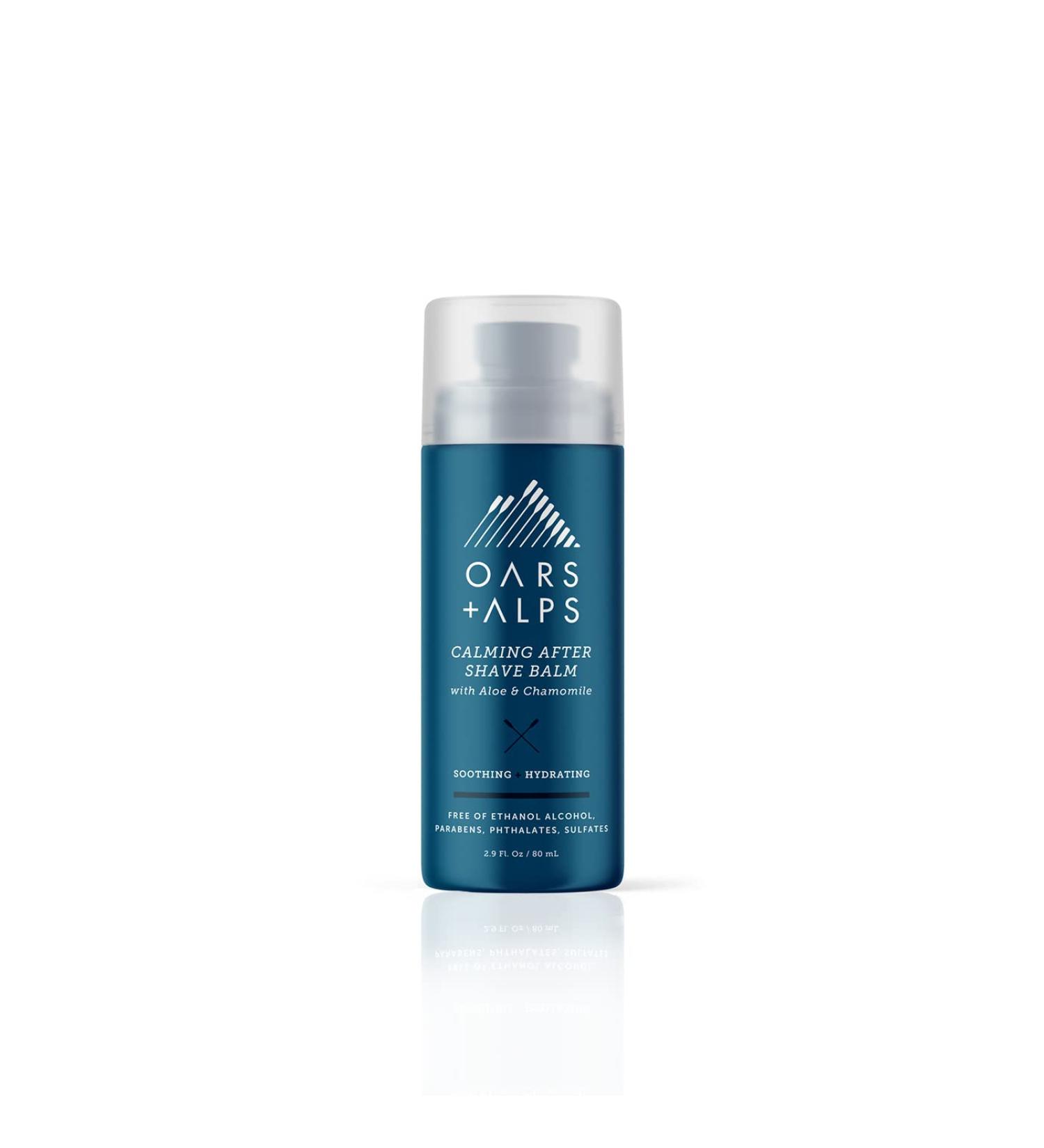 Oars + Alps Calming After Shave Balm & Lotion for Men | TSA Friendly Aloe & Chamomile Infused Dermatologist Tested - 2.9 Fl Oz - Buy Online on GoSupps.com