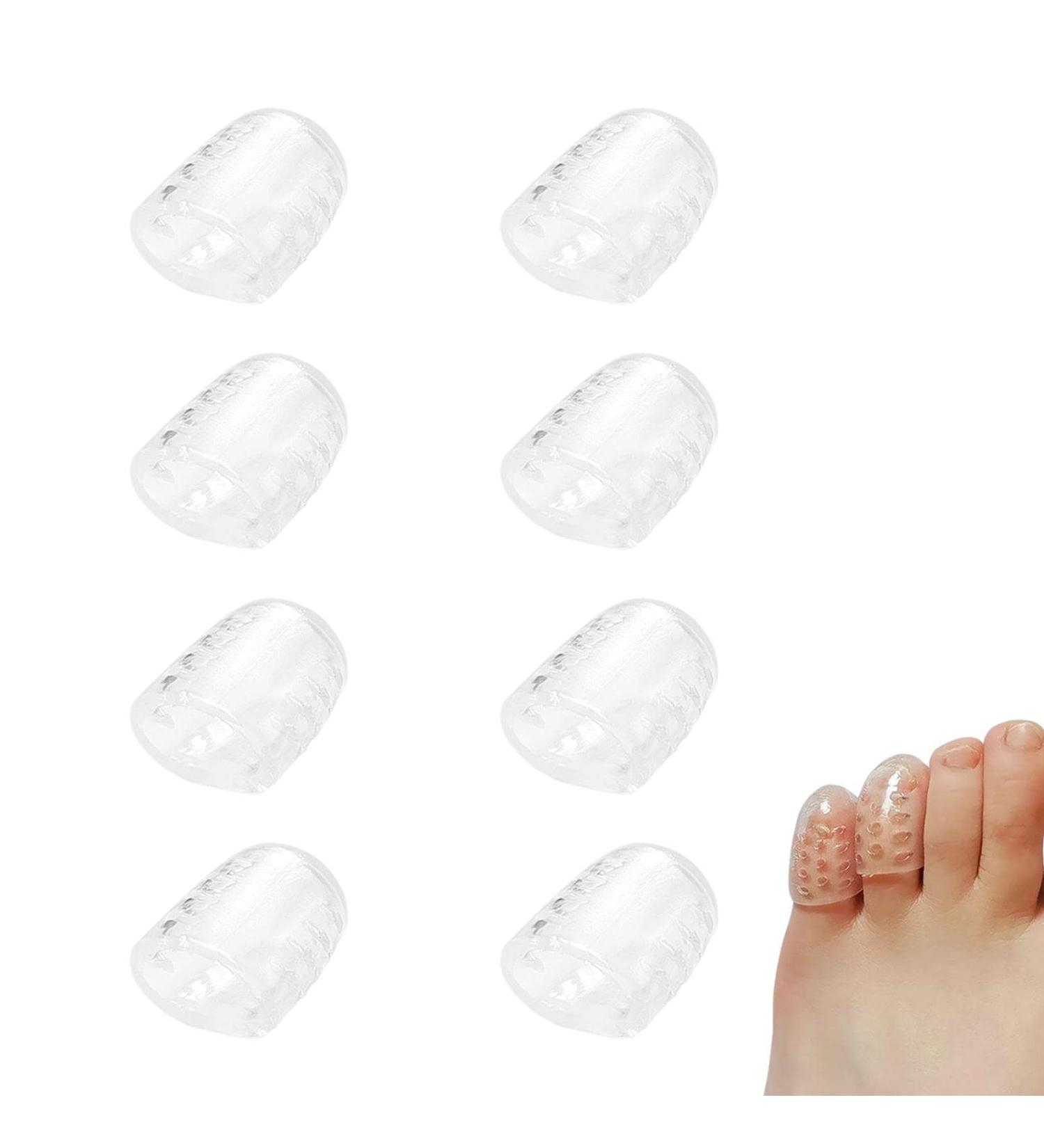 Little Toe Protectors - 10 Pack Silicone Toe Covers for Anti-Friction Protection | Soft Elastic Transparent for Walking Running Blisters & Corns - Buy Online on GoSupps.com