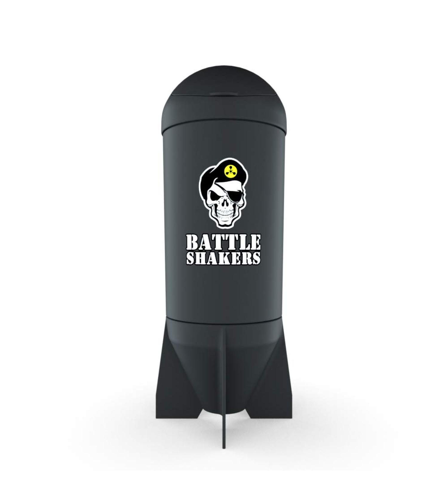 Battle Shakers Missile Shaker Cup | 20 Oz Leak-Proof Protein Cup with Storage | Dishwasher Safe & BPA Free Sports Bottle - Buy Online on GoSupps.com