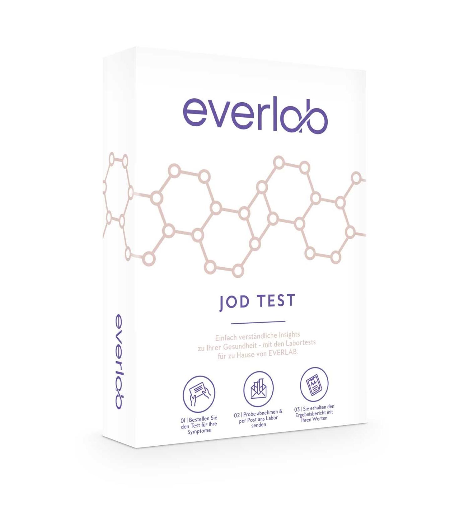 EVERLAB Iodine Test - Quick & Easy Urine Self-Test for Home Use | Check Iodine Levels Internationally - Buy Online on GoSupps.com