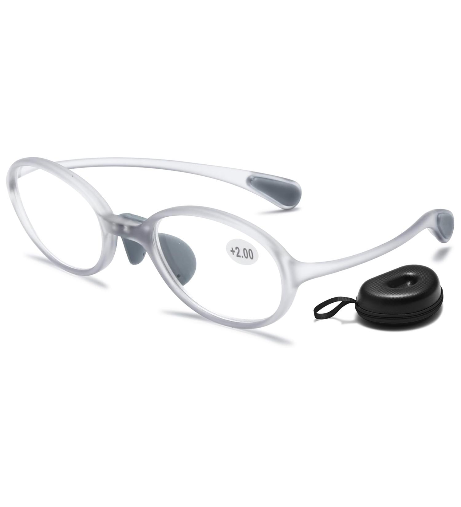 Buy Lanomi Round Retro Reading Glasses | Blue Light Filter | UV400 Protection | Flexible Visual Aid for Men & Women | 1.0 to 3.5 Magnification - Buy Online on GoSupps.com