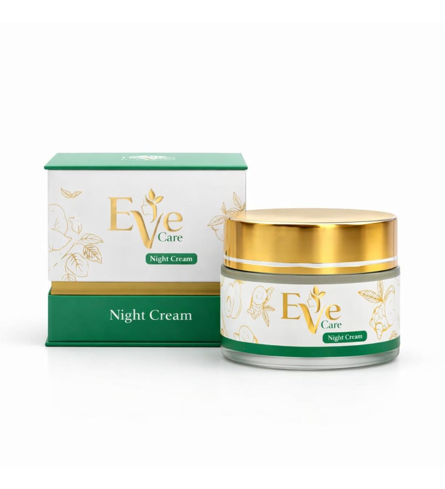 KAPRUKA BLESMA Eve Care Night Cream - Natural Face Moisturizer for All Skin Types - Reduces Wrinkles Under-Eye Darkness Brightens Skin - Turmeric Aloe Vera 50ml - Buy Online on GoSupps.com