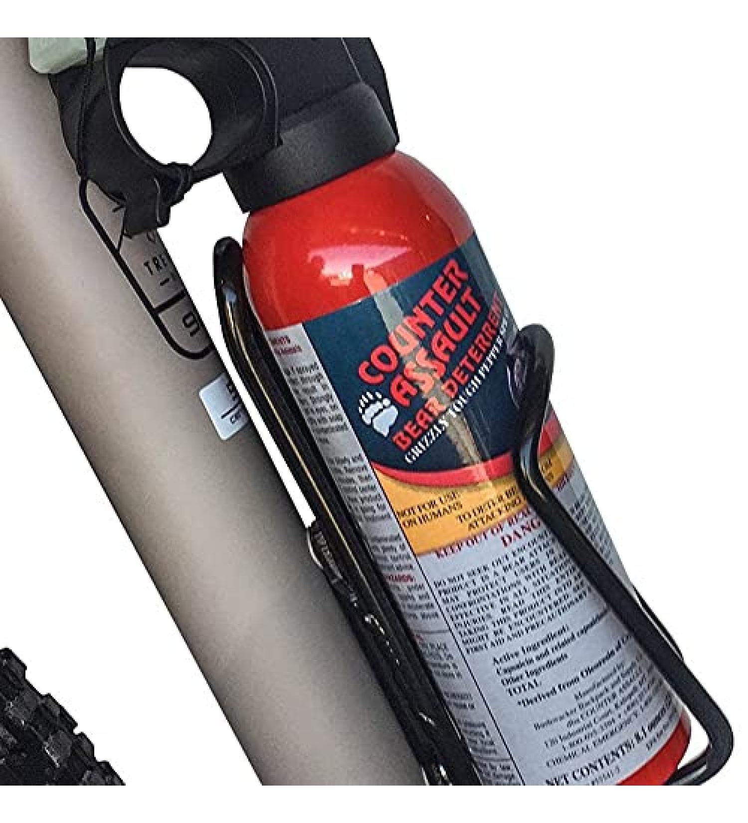 Universal Bike Bear Spray Holder Cage - Securely Mounts on All Bike Models - Buy Online on GoSupps.com