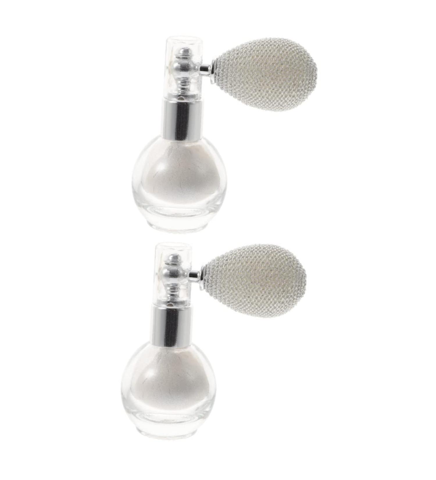 Mikinona Face Spray Powder 2pcs Sparkle High Glitter Shimmering Loose Highlighter Gloss Spray Powder Body Shimmer Face 1 count (Pack of 1) As Shownx2pcs - Buy Online on GoSupps.com