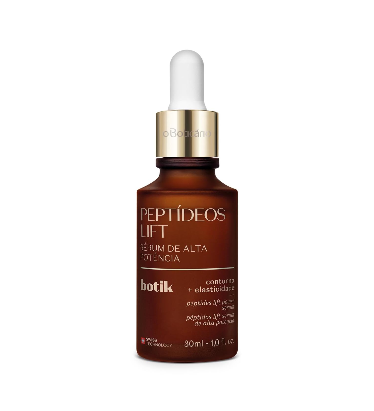 O Botic rio Botik Peptides Lift High Potency Serum Immediate Lifting Effect Firm Skin Increases Elasticity Improved Collagen Face and Eye Contour Vegan 30ml - Buy Online on GoSupps.com