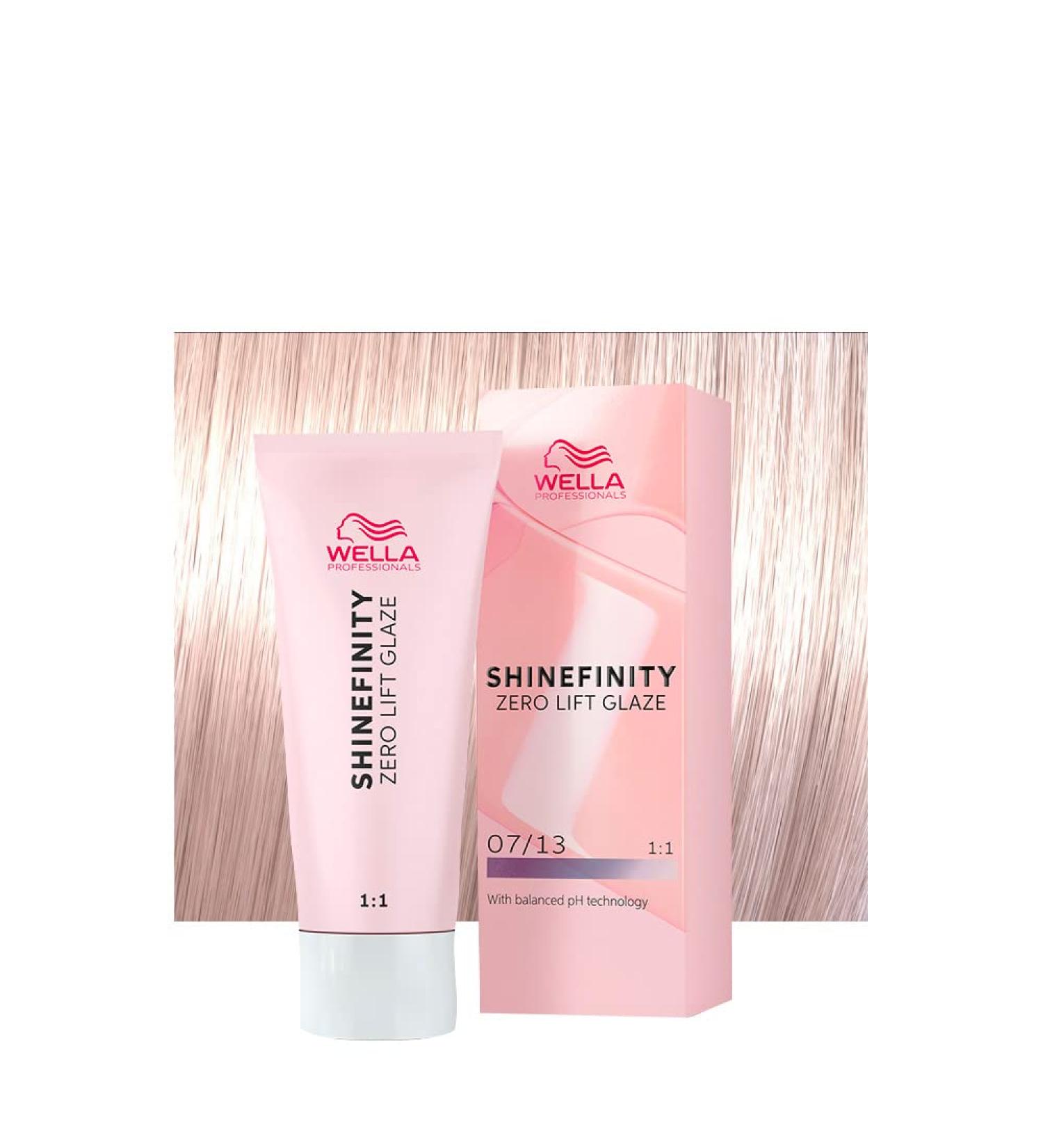 Wella Shinefinity Toffee Cream 07/13 Medium Ash Golden Blonde 60ml - demi-permanent coloring