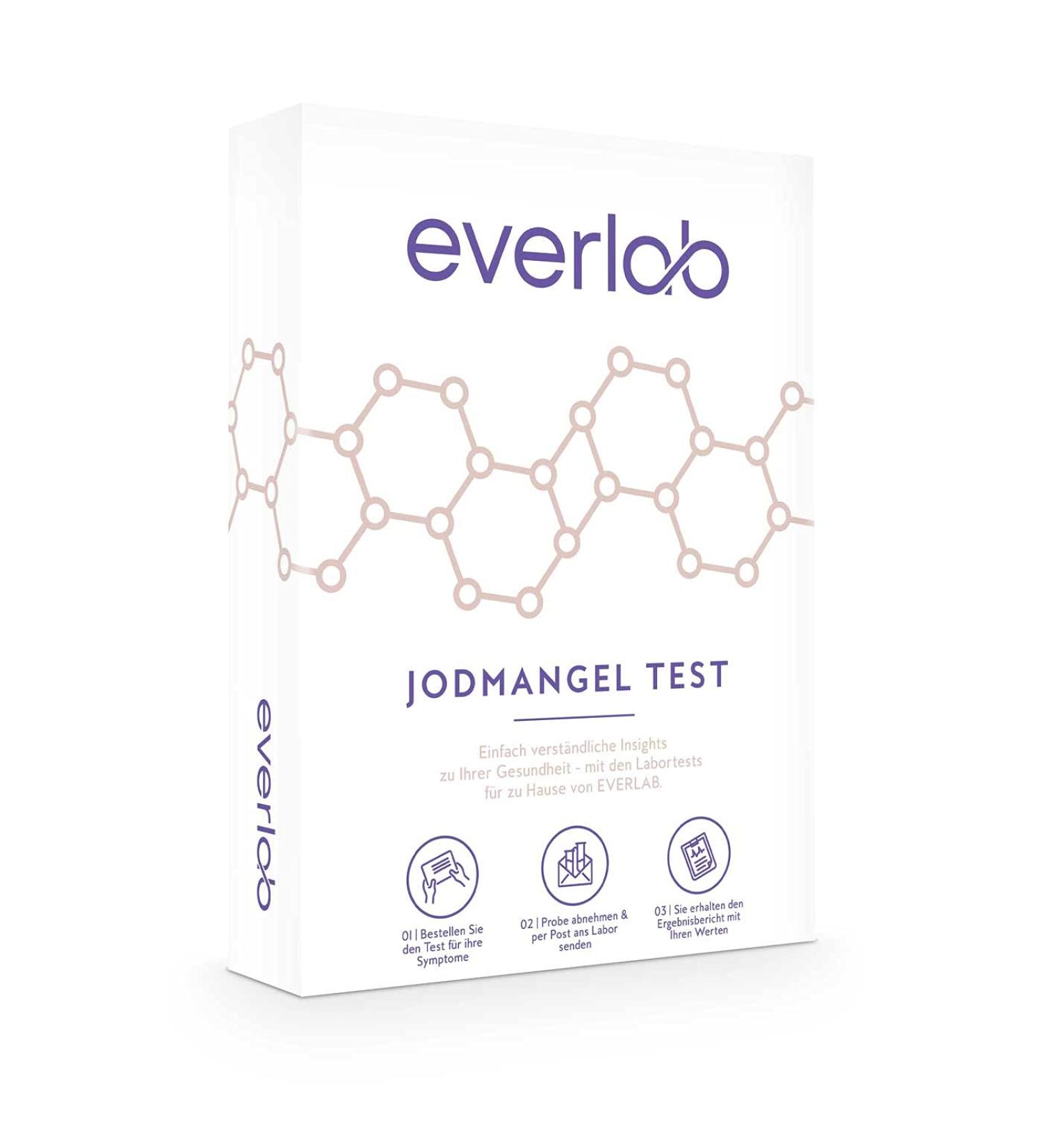 EVERLAB Iodine Deficiency Test - Quick & Easy Home Urine Test to Check Iodine Levels Internationally - Buy Online on GoSupps.com