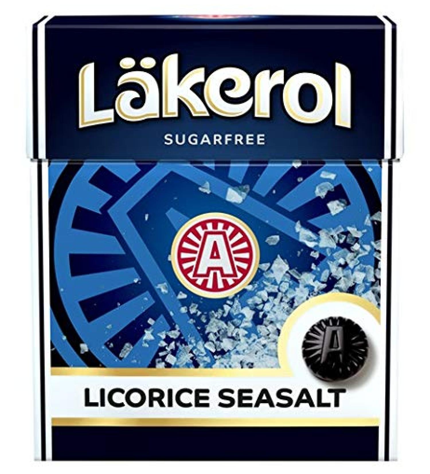 Cloetta Lakerol Licorice Seasalt pastilles 1 Bo te of 25g