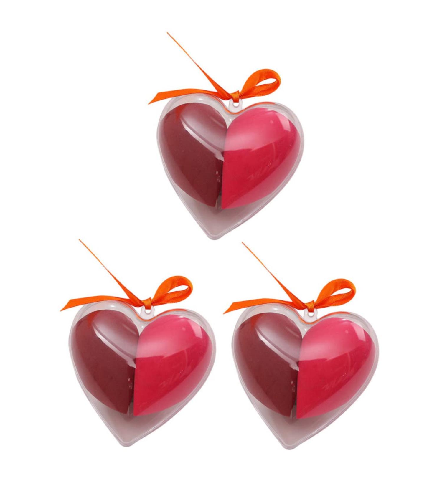 Didiseaon Shampoo 3 Boxes Heart-shaped Makeup Sponge Cosmetic Puff Girl Makeup Sponge Cosmetic Sponges Eyeshadow Powder Puff Makeup Egg Travel Skin Care Hydrophilic Polyurethane Lip Gloss - Buy Online on GoSupps.com