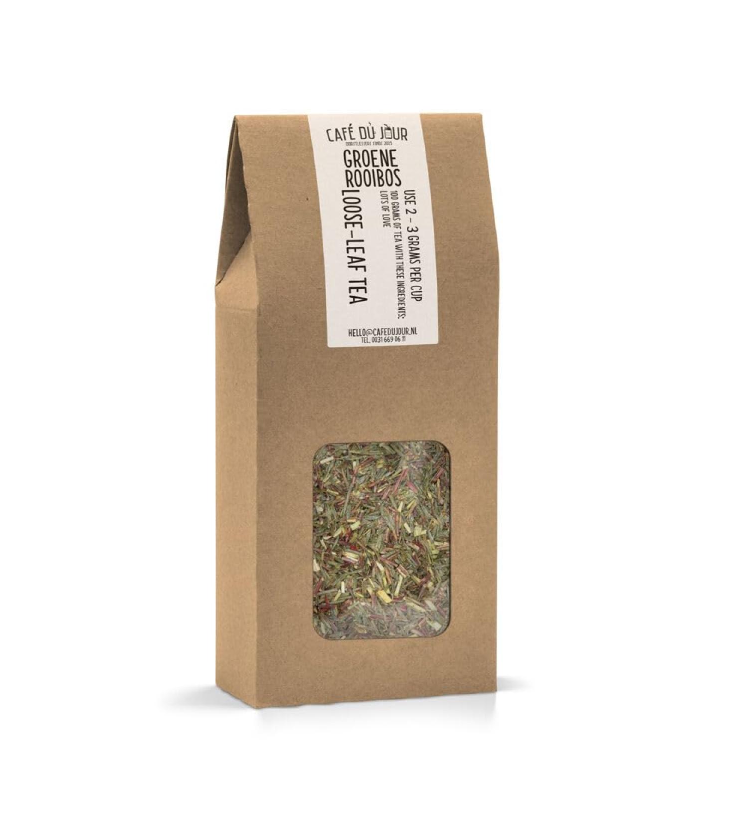 Coffee of the Day Green Rooibos Rooibos tea 100 grams Caf du Jour loose tea