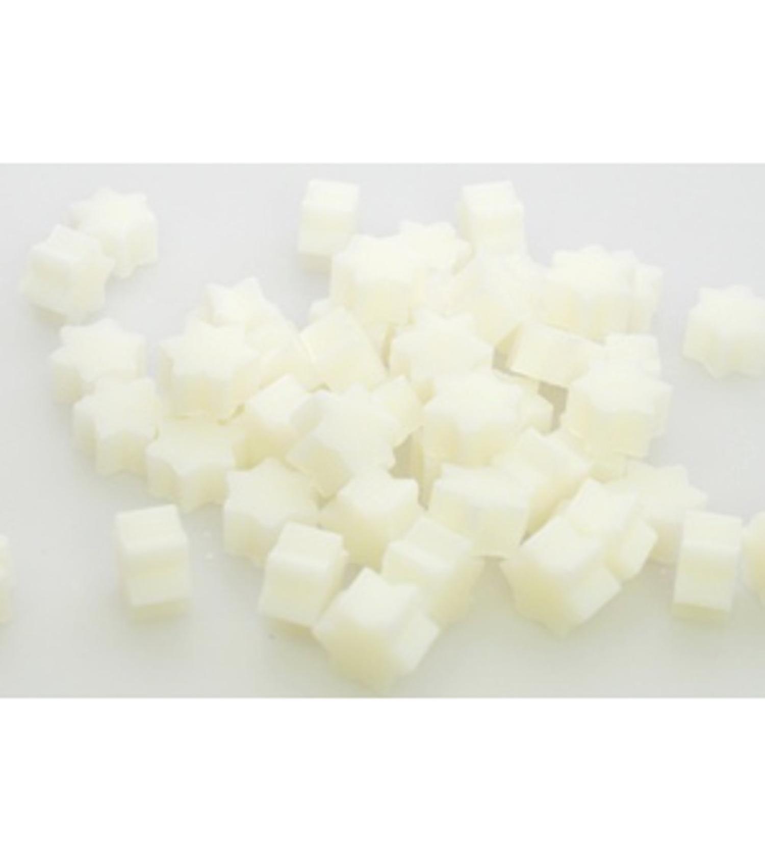 Florex Florex Pack of 50 Natural Mini Star Sheep's Milk Soaps for Guests