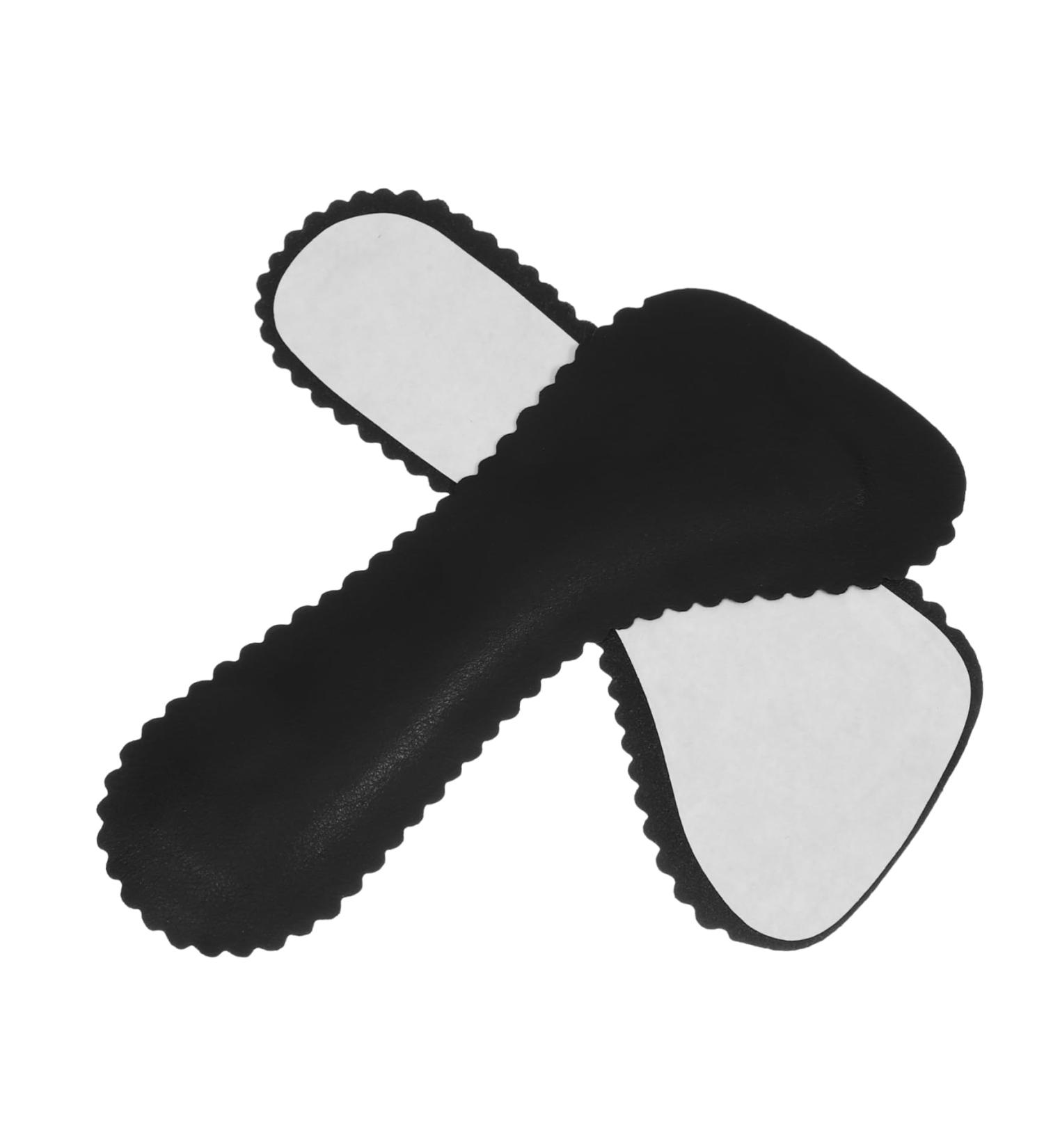 Self-Adhesive High Heel Pads - Wear-Resistant Compact Insoles | Portable Foot Pads for Comfort | Black 18.50X8.00X0.30CM - Buy Online on GoSupps.com