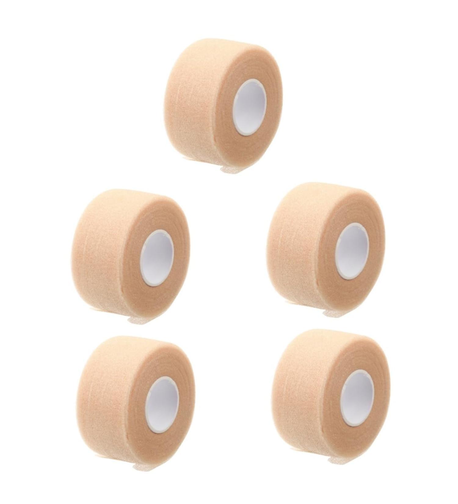 Buy Healeved 5 Rolls Shock Absorbing Sports Tape | Breathable Multi-Function Athletic Tape for Racquets & Outdoor Use | Mini Elastic Polyurethane Grips - Buy Online on GoSupps.com