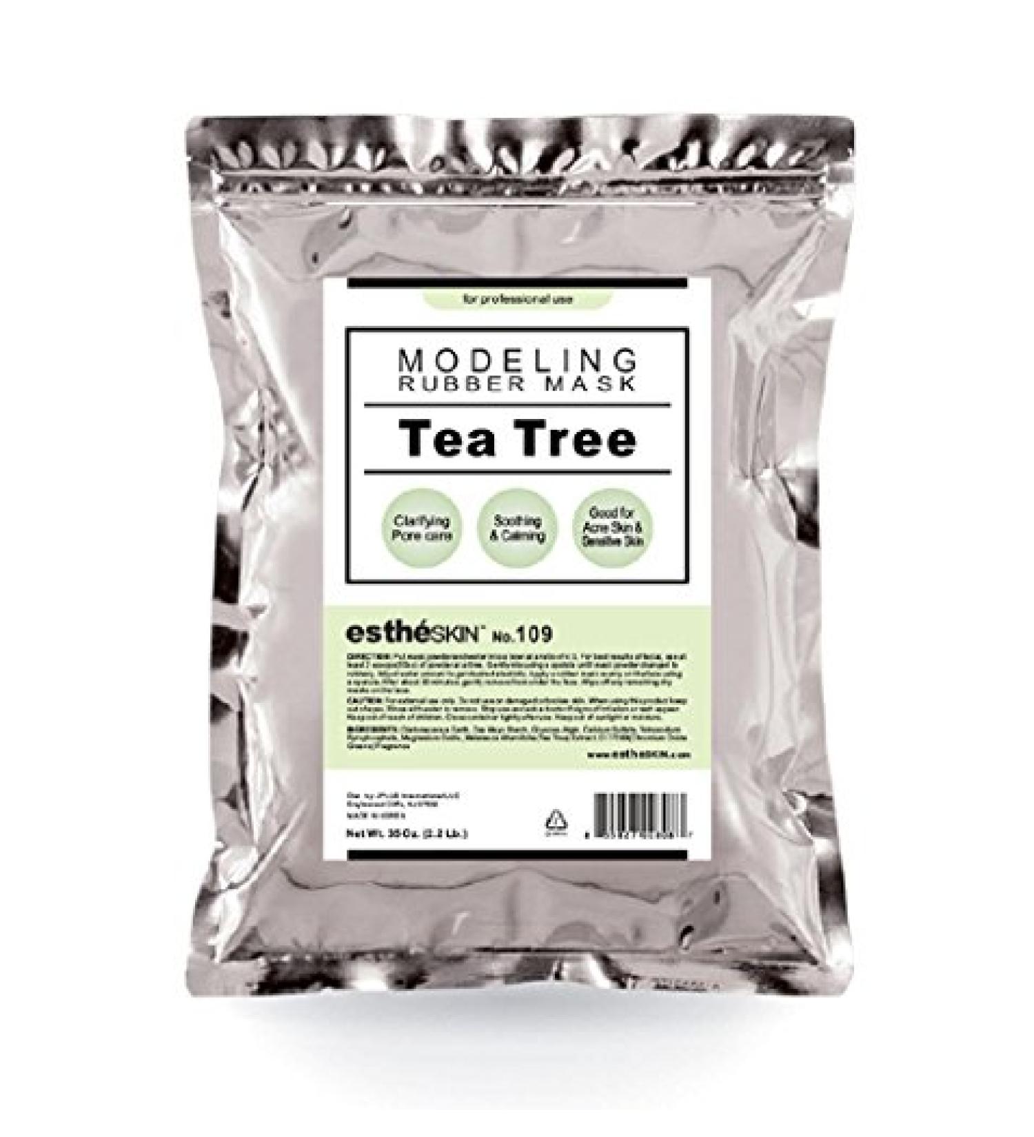 estheSKIN No.109 Tea Tree Modeling Mask Powder - Professional Facial Treatment - 35 Oz | 2.1 Pound - 1 Pack - Buy Online on GoSupps.com