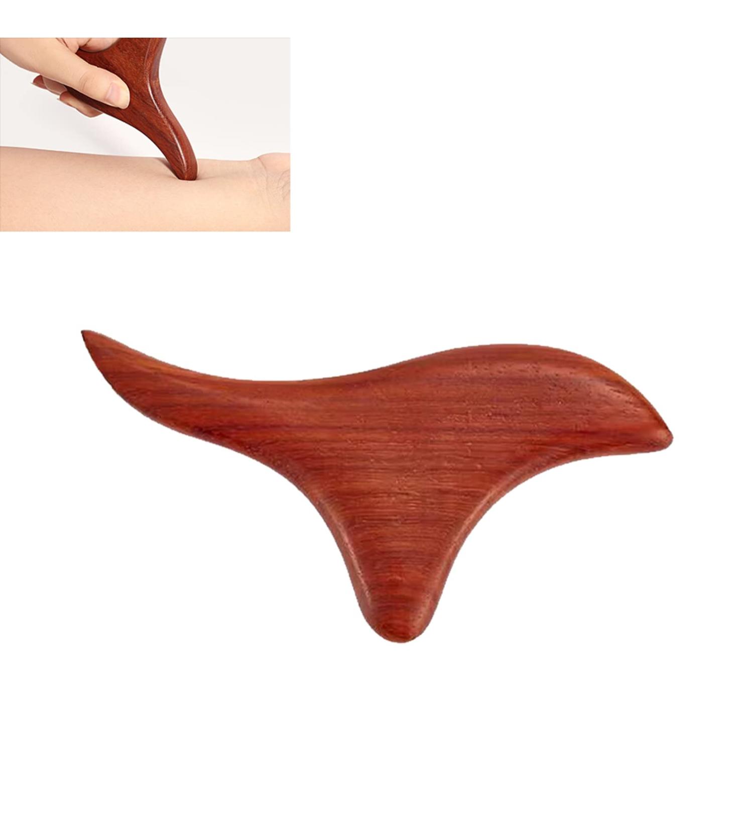 Wooden Massage Device - Gua Sha Board & Tool Sticks for Trigger Point Relief | Best Massage for Back Neck Shoulders & Feet - Buy Online on GoSupps.com