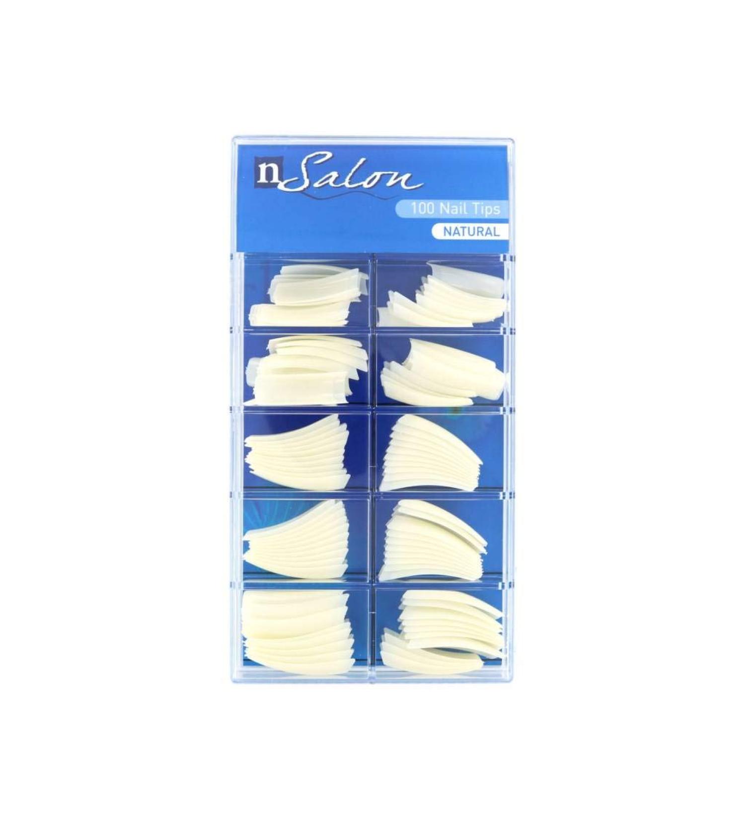 N Salon - 100 Nail Tips Natural by N Salon