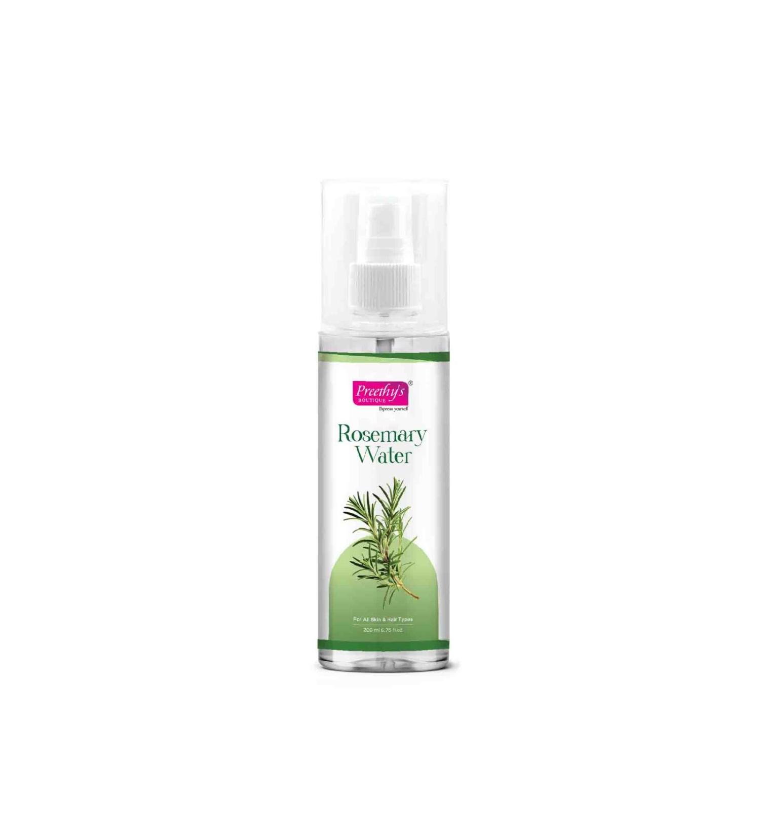 Preethy's Boutique Rosemary Water 200ml - Hair Spray | Hair Growth | Hair strengthening | Hair Mist for All Hair Types. - Buy Online on GoSupps.com