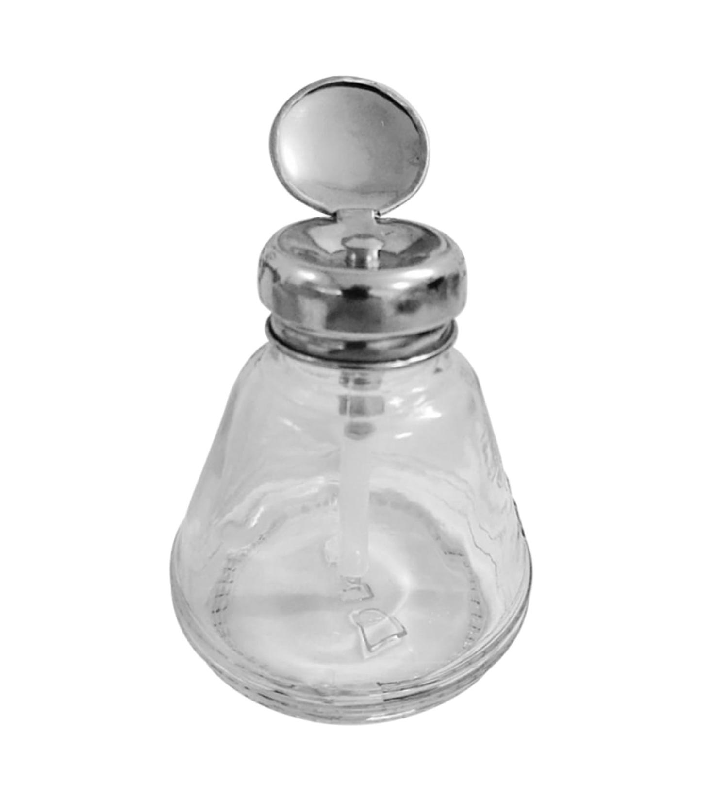 minkissy Nail Polish Remover Bottle Liquid Dispenser Lockable Pump Dispenser Liquid Containers Push down Pump Bottle Terrarium Glass Containers for Liquids Pumping Bottle To Pump Water - Buy Online on GoSupps.com