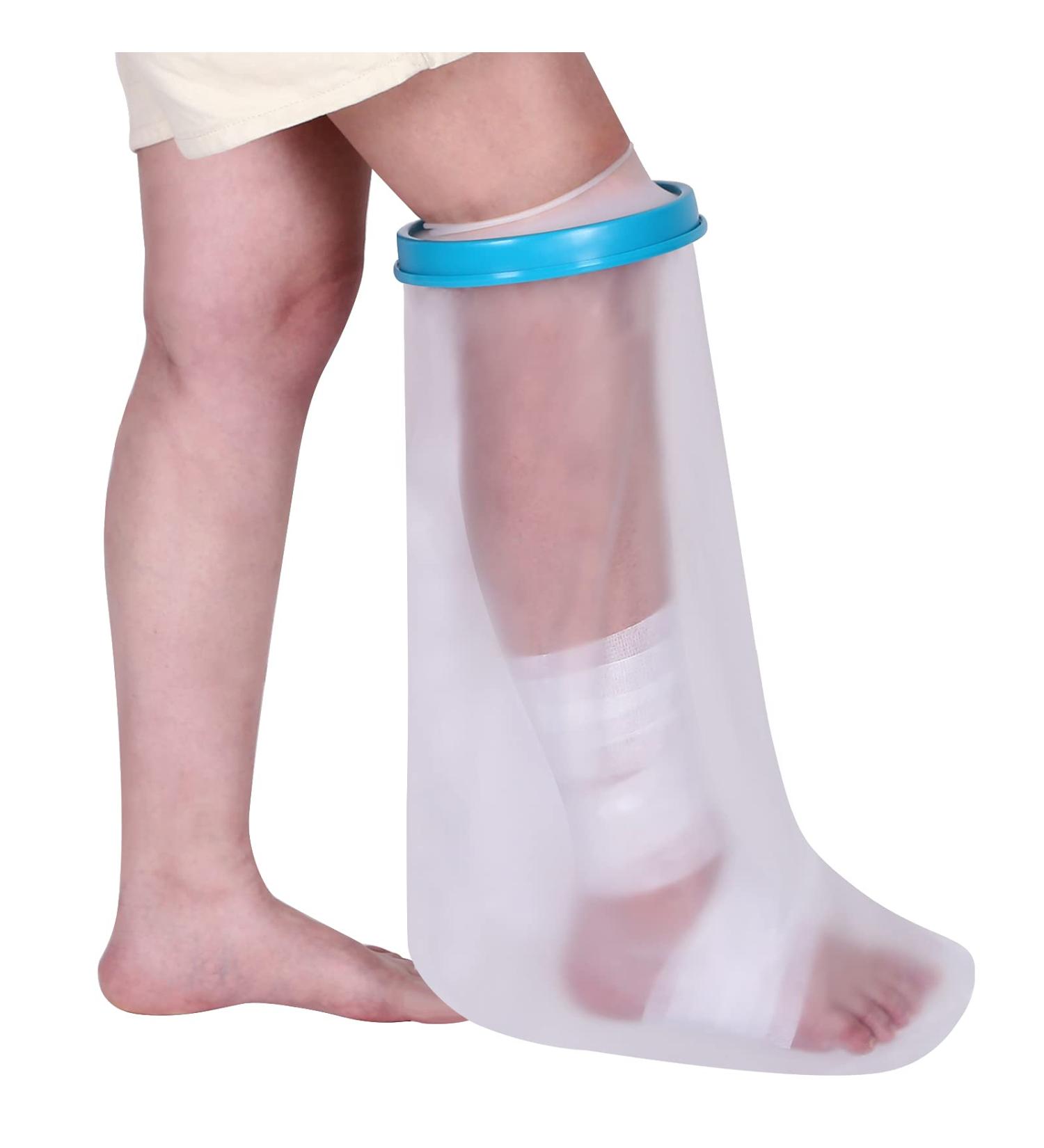 Waterproof Leg Cast Cover - Reusable Sealed Protector for Shower & Bath - Buy Online on GoSupps.com