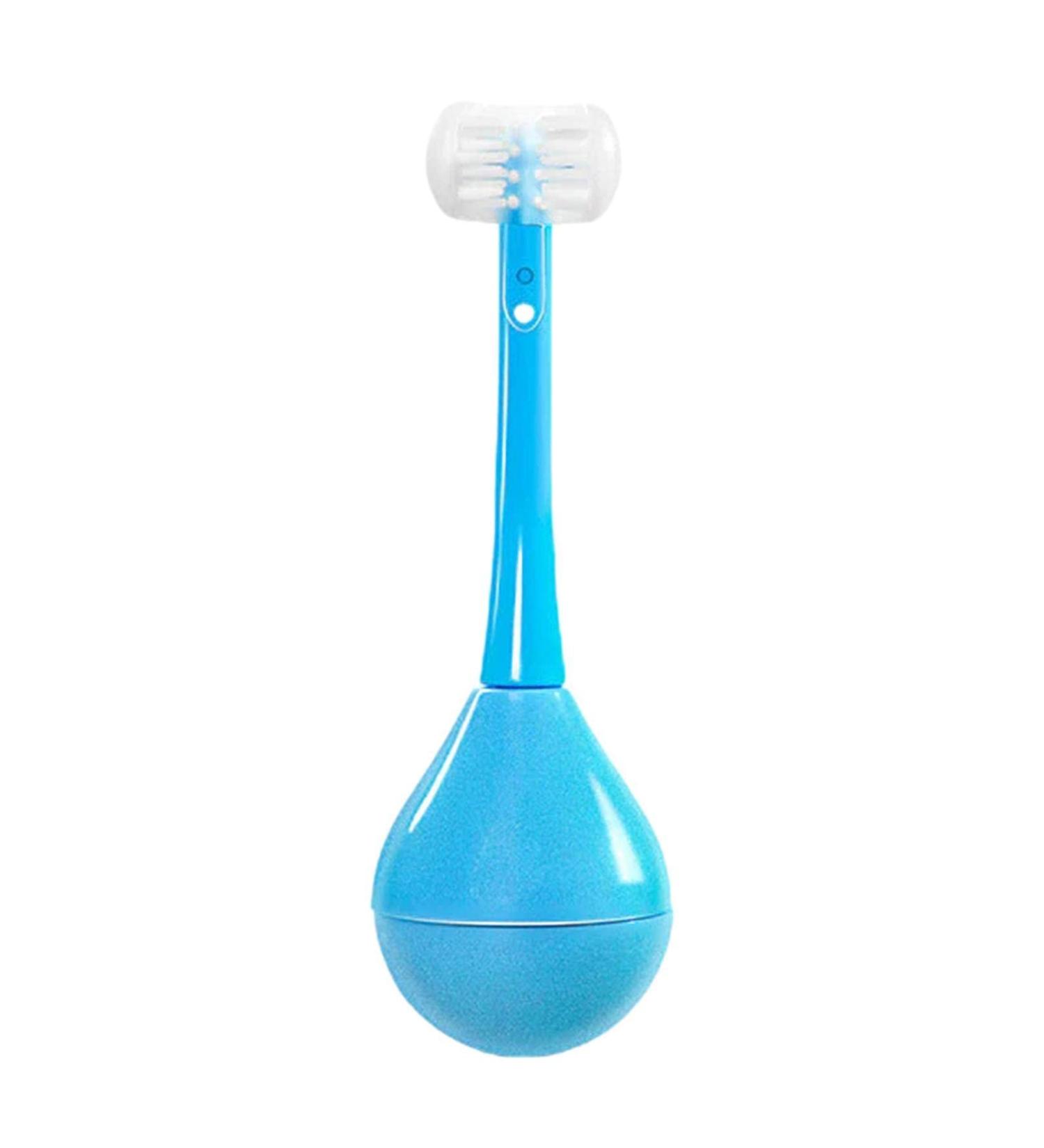 Toddler Toothbrush | Soft Childrens Toothbrushes for Todders - 3-Sided Toothbrush with Extra Soft Silicone Head Non-invertible Design for Babies from 2-12 Years Dobooo - Buy Online on GoSupps.com