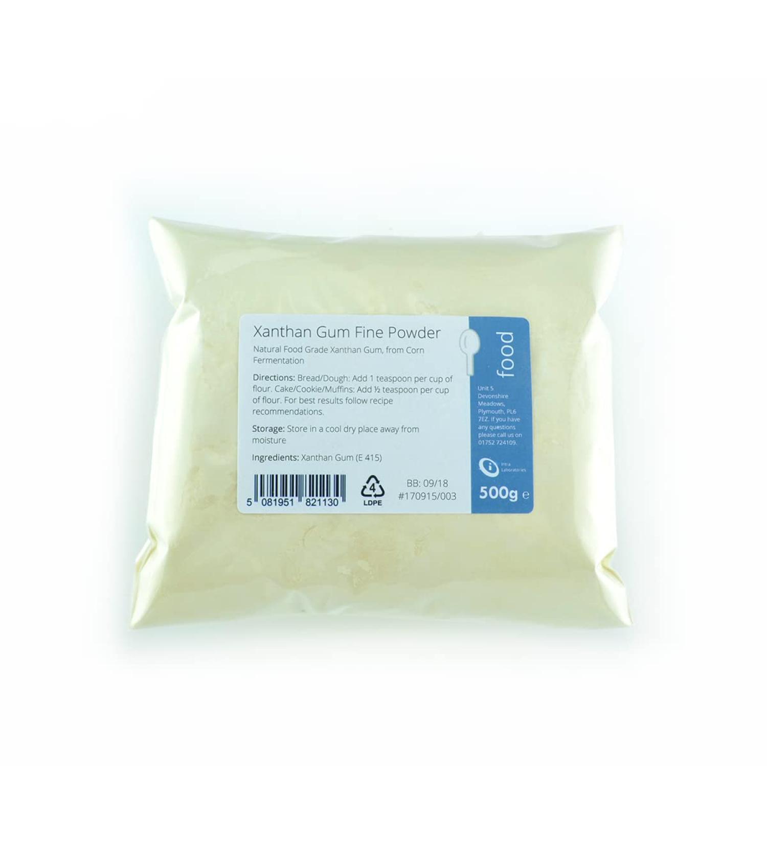 Intralabs Xanthan Gum 500g - Premium Food Grade Powder