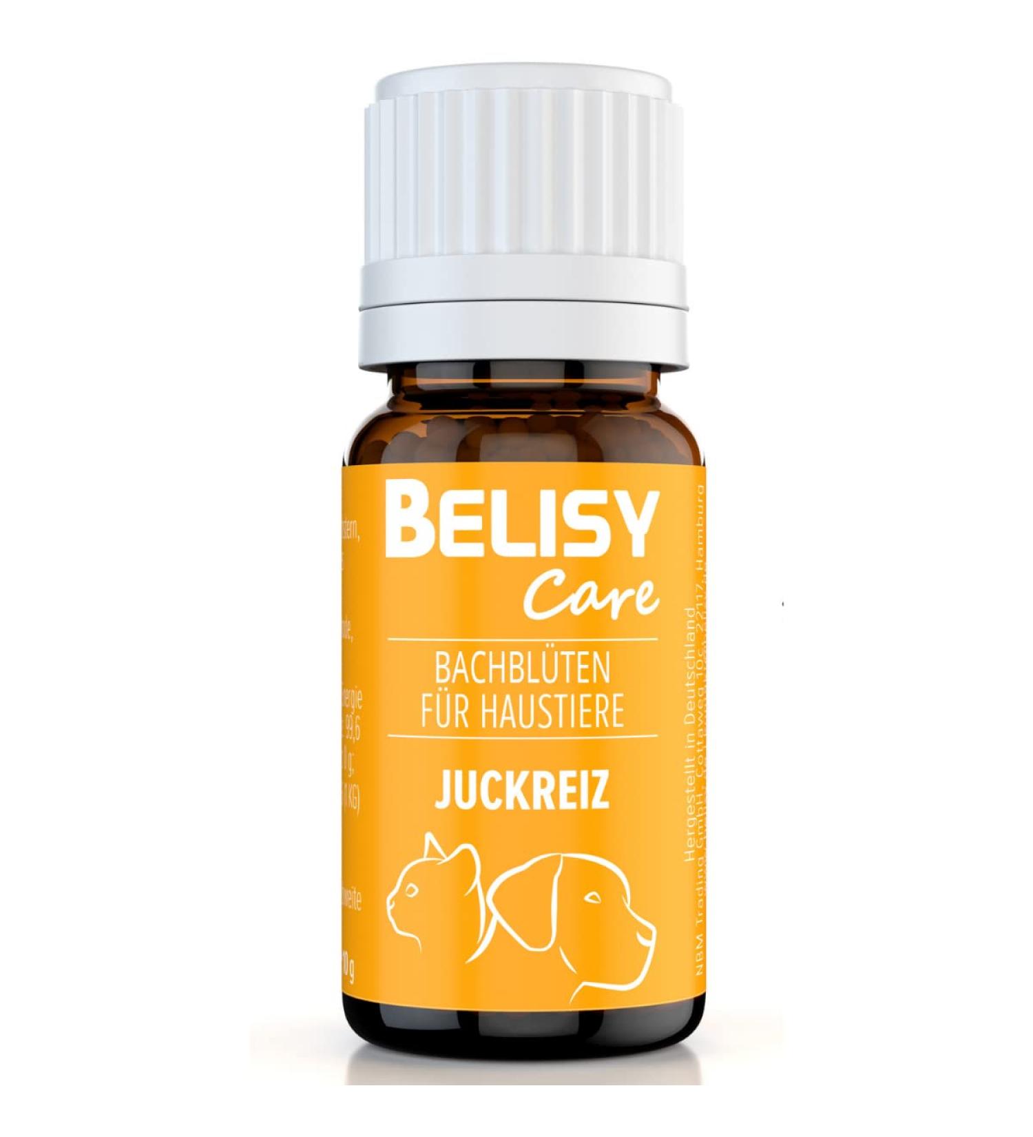 Belisy Itching Bach Flowers for Dogs & Cats - Natural Skin Care & Fur Care - Non-Alcoholic Emergency Remedy - 10g - Buy Online on GoSupps.com