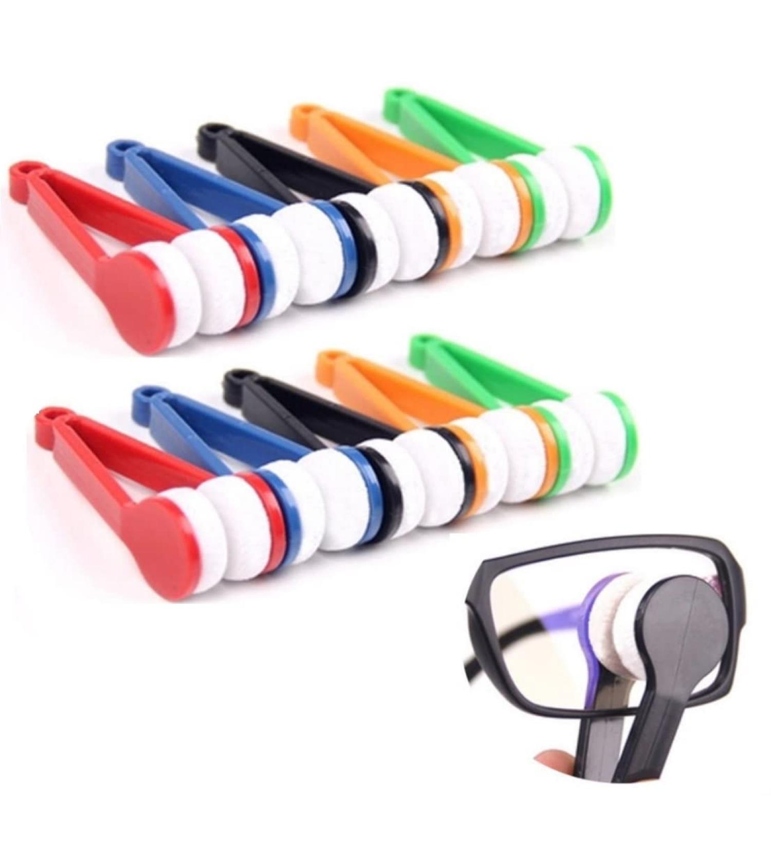 10x Glasses Cleaner & Portable Key Hanger Set | Microfiber Cleaning Cloth for Reading Glasses Sunglasses & Cell Phones - Buy Online on GoSupps.com