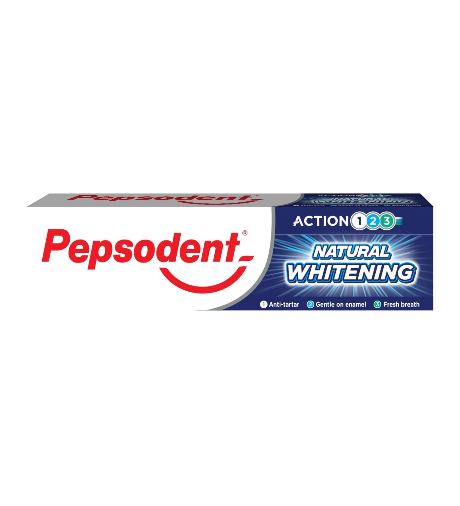Pepsodent Natural Zahnpasta with Fluorid and Kalzium for White Z hne in Einer Woche 75 ml - Buy Online on GoSupps.com