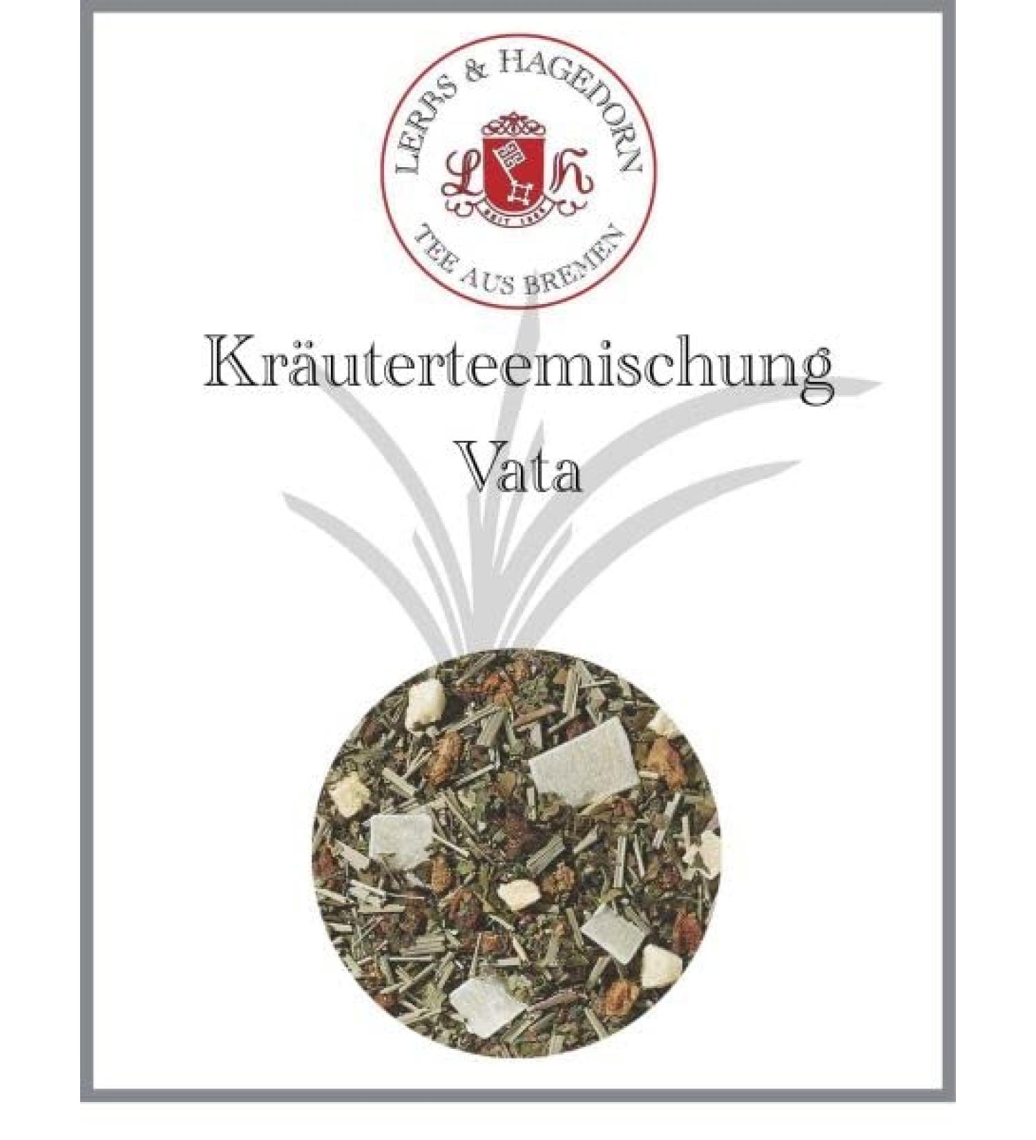  Lerbs & Hagedorn Lerbs & Hagedorn Vata Herbal Tea Blend | Full Flavour 1 kg (approx. 81 L) with Cinnamon Licorice Root Ginger Fennel Orange Peels - Buy Online on GoSupps.com
