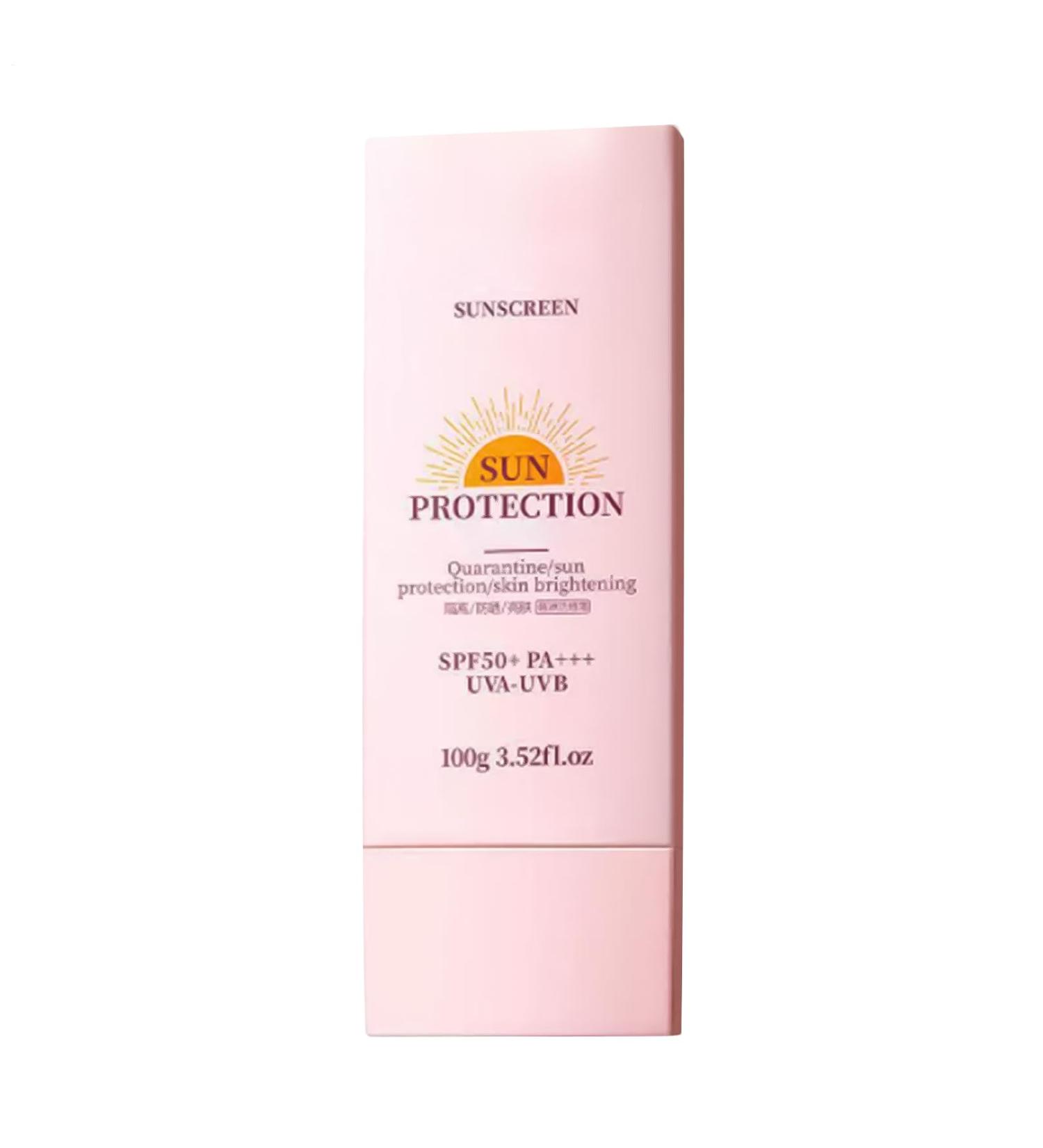Sun Cream Sun Cream for Women Color Care 100g Light Waterproof Facial Moisturizing Care for Body Makeup Travel - Buy Online on GoSupps.com