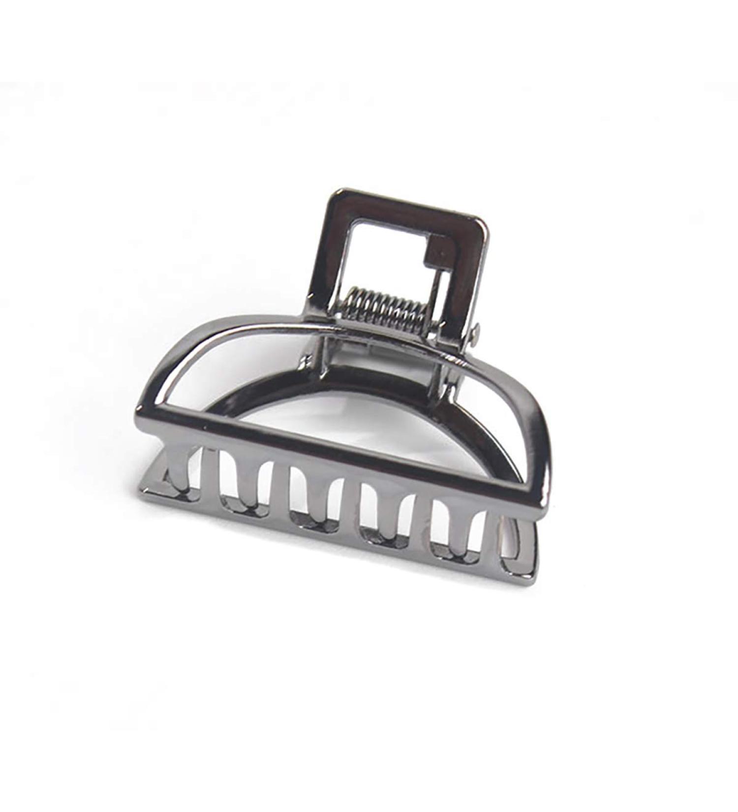 Fodattm Vintage Metal Hair Clips - Monochrome Ponytail Holders for Women & Girls - 2 Pack Black Accessories - Buy Online on GoSupps.com