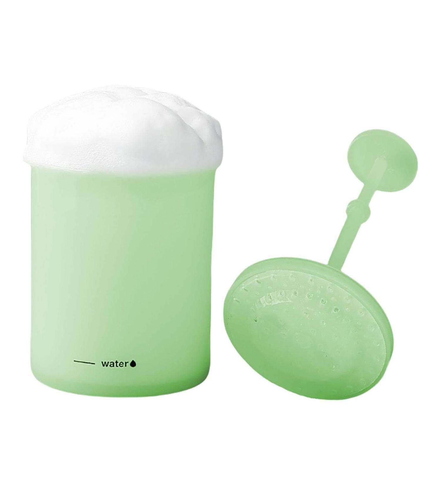 Foam Maker for Face Wash Manual Bubble Foamer Quick Foam Ergonomic Facial Cleansing Tool Skincare Cleanser Foam Maker for Travel Household Green - Buy Online on GoSupps.com