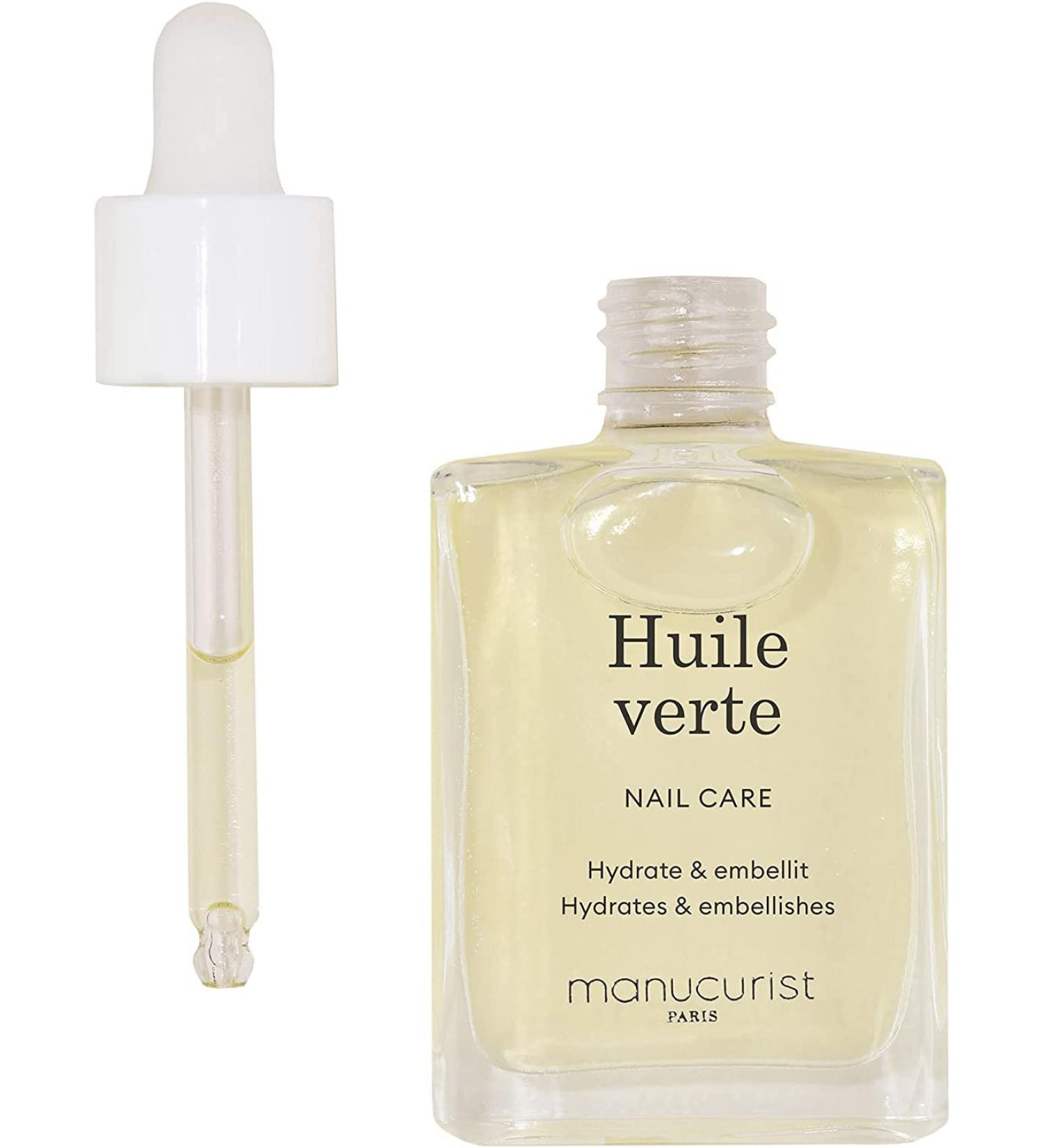 Manucurist Green Oil Nail Care - Nourishing Nail & Cuticle Oil (0.5 fl oz) - Promotes Growth & Regeneration - 99% Bio-Sourced Blend of 6 Oils - Buy Online on GoSupps.com