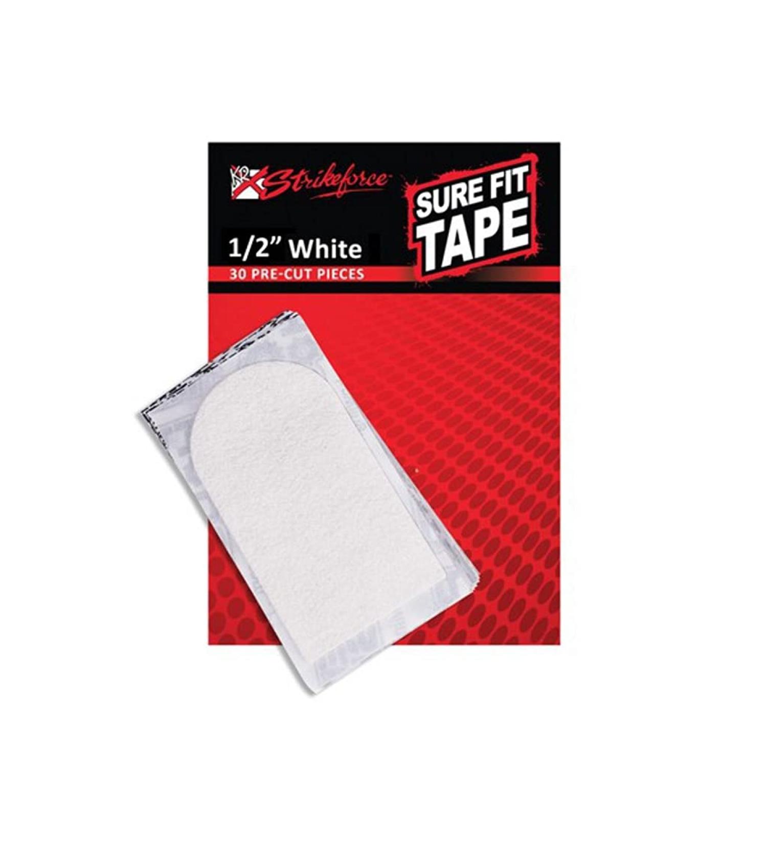 KR Strikeforce Sure Fit Tape White Pack of 30-1/2 Inch