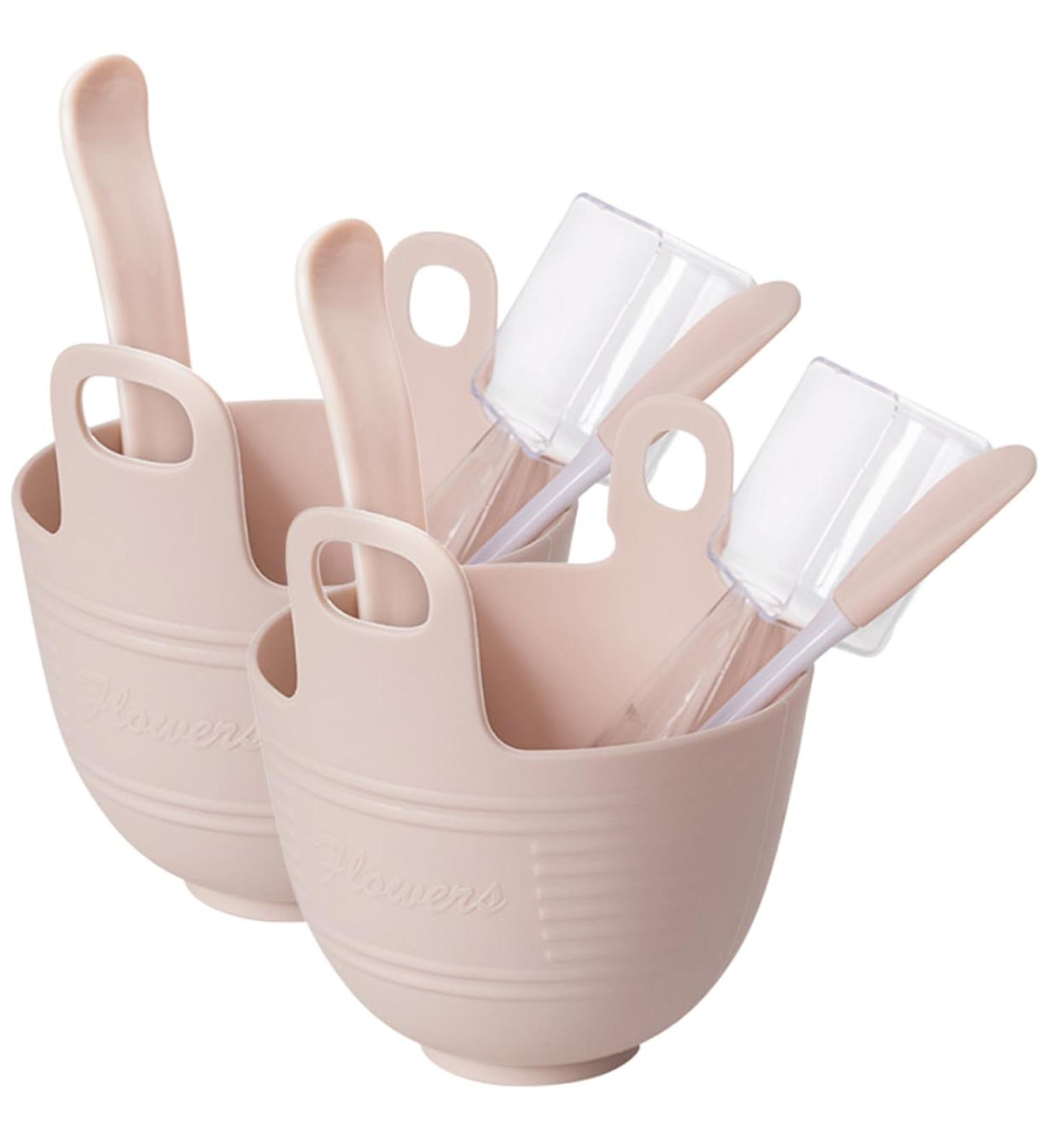 MAGICLULU 2 Sets Facial Bowl DIY Mixing Bowl Skin Care Kit Skincare Tools for Hair Dye Mixing Bowls Facial Tools DIY Bowl Skin Care Tools Silicone Care Kit Abs Makeup Tools - Buy Online on GoSupps.com