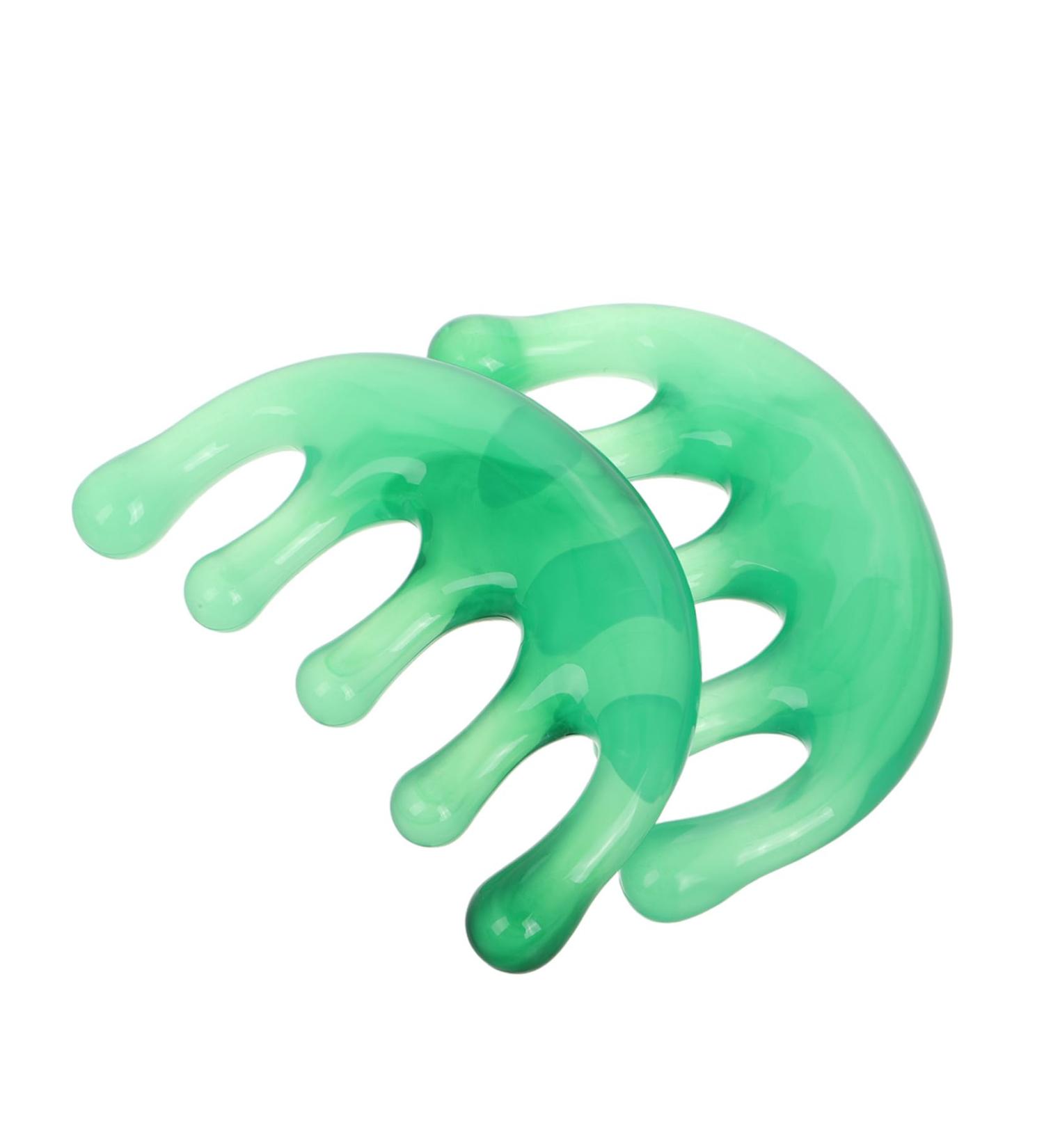 2 pi ces Peigne de Massage R sine Peigne Gua Sha Dents Large Masseur Chevelu Fait Main Fatigue T te Portable pour Voyage et Usage Quotidien - Buy Online on GoSupps.com