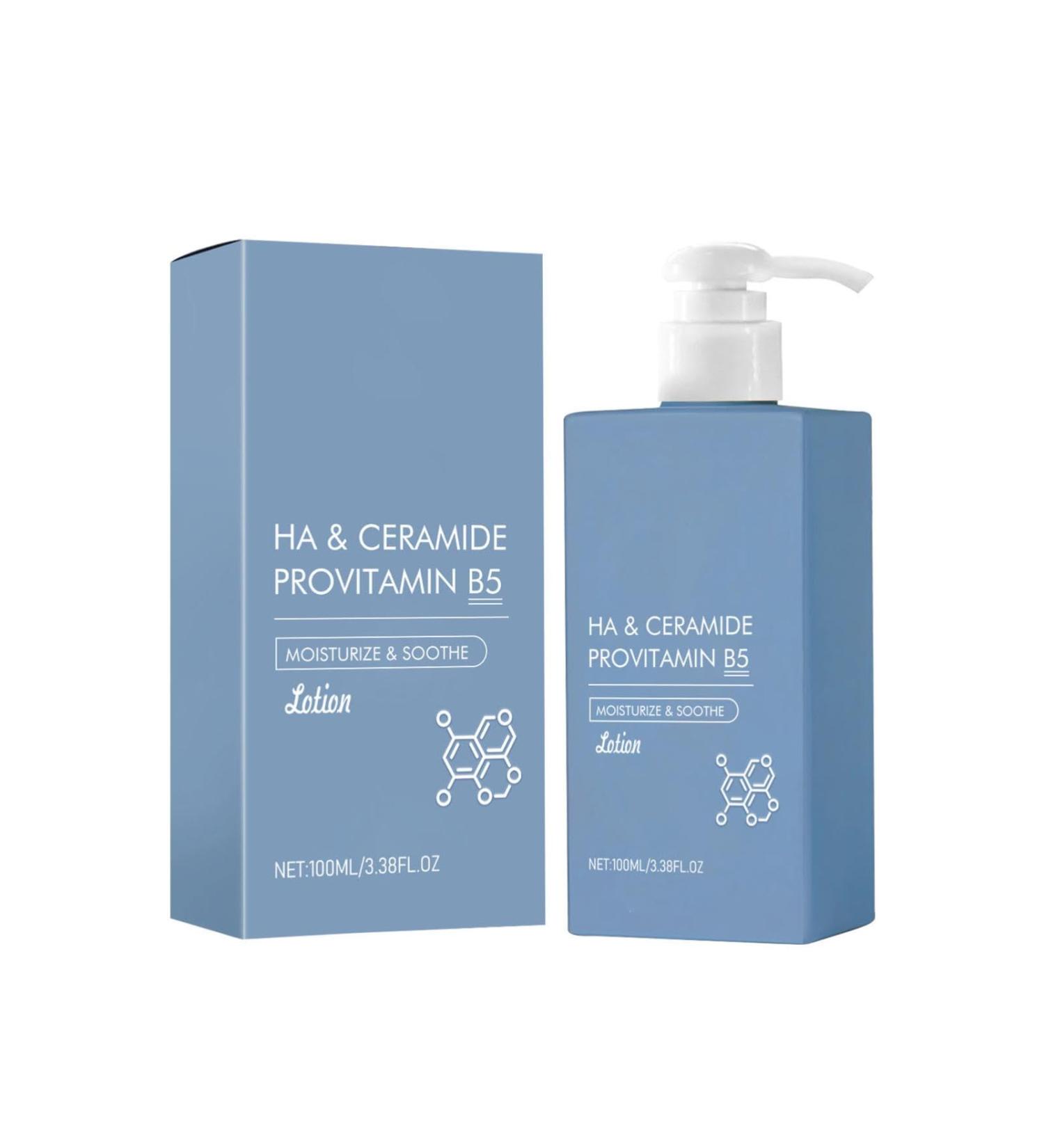 Ha & Ceramide Provitamin B5 Body Lotion Repair Body Lotion Vitamin B5 Moisturizing Body Lotion Body Milk Nourishing Brightening And Moisturizing 100g - Buy Online on GoSupps.com