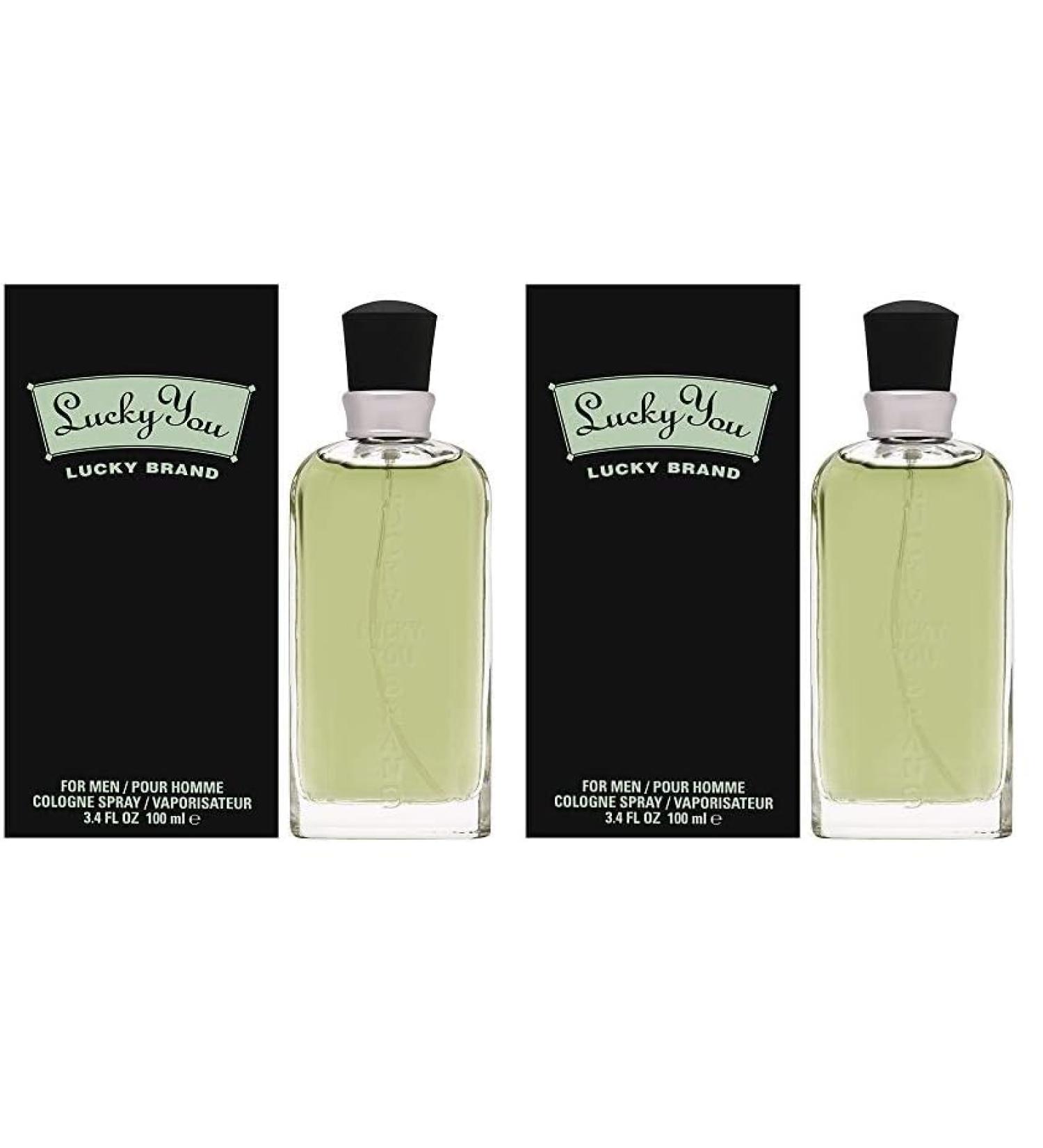 LIZ CLAIBORNE LUCKY YOU COLOGNE SPRAY 3.4 OZ for MEN (Pack of 2) 3.4 Ounce (Pack of 2)