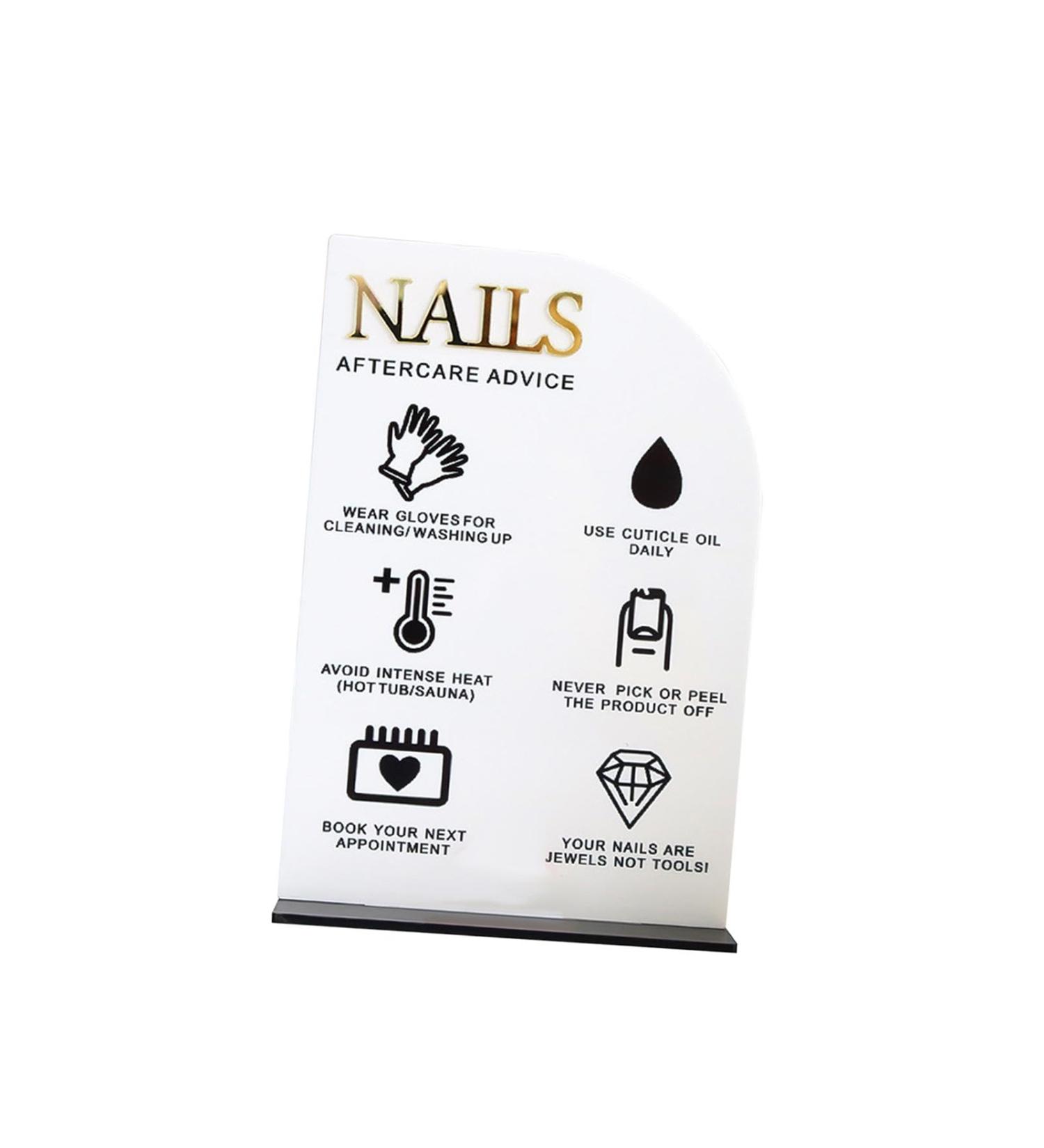 Generic Nail Art Display Board False Nail Tip Showing Holder Acrylic Nail Art Accessories Portable Professional Nail Salon Nail Art Display Stand Style B - Buy Online on GoSupps.com
