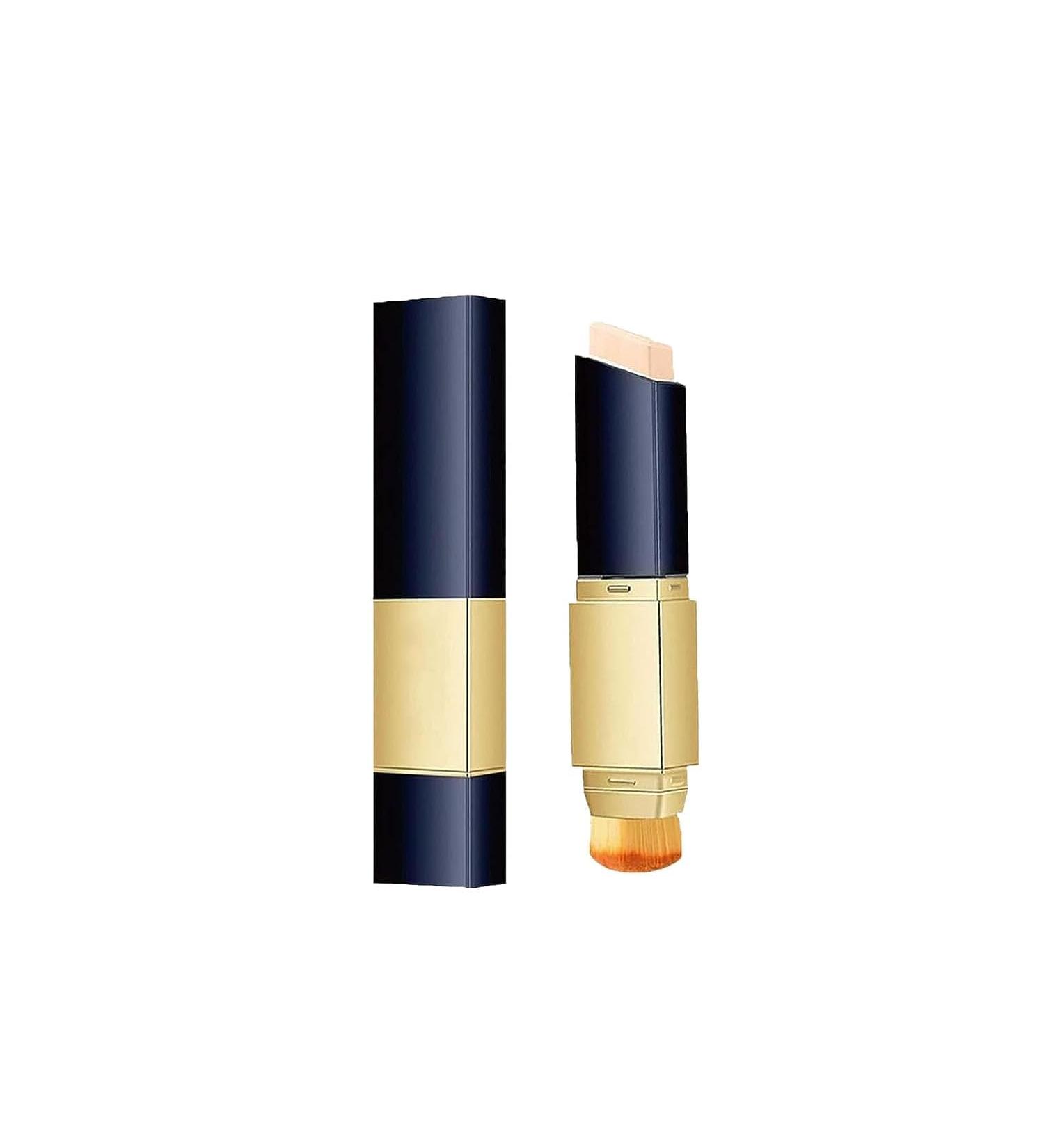 Double Sided Concealer Brush Korean Double Sided Makeup Brush 2 in 1 Concealer Foundation White Stick Foundation Full Coverage Long Lasting Foundation - Buy Online on GoSupps.com