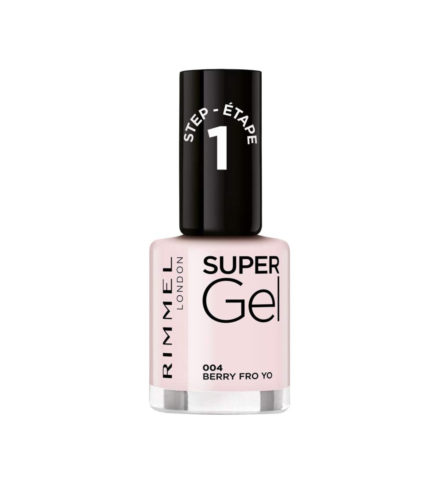 Rimmel London Super Gel Nail Polish 04 Berry Fro Yo 12 ml