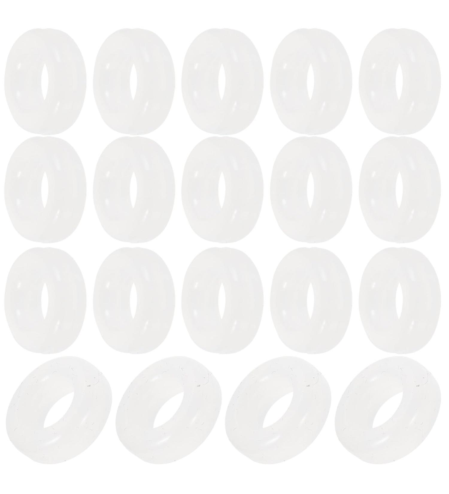 Homsfou Silicone Earplugs - 10 Pairs with Temple Handles & Ear Hooks | Anti-Slip Semi-Transparent Design for Eyewear Support - International Shipping Available - Buy Online on GoSupps.com