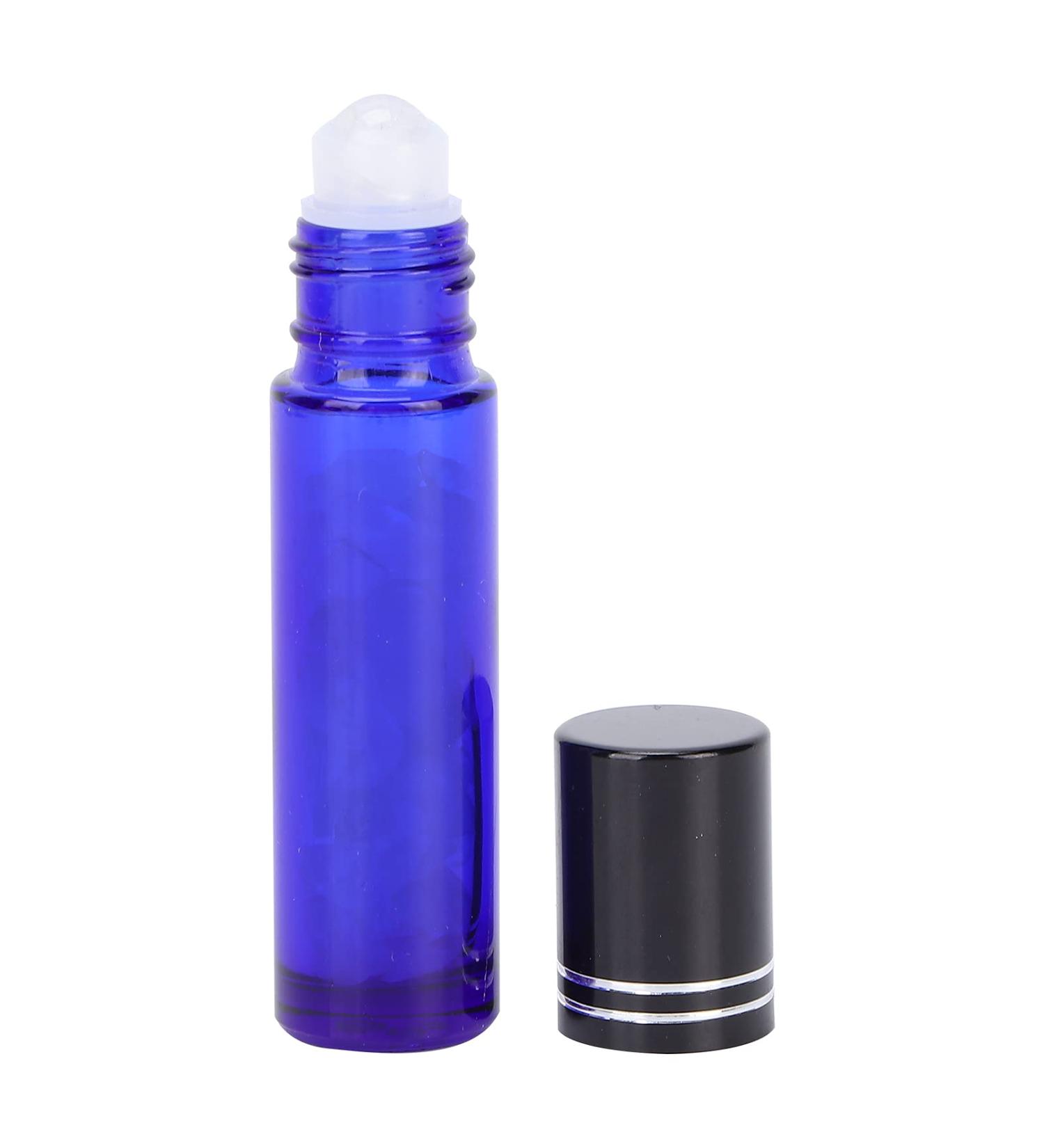 FILFEEL 10ml Essential Oil Roller Bottle - Blue Glass Leak-Proof DIY Rollerball for Aromatherapy & Essential Oils - Buy Online on GoSupps.com