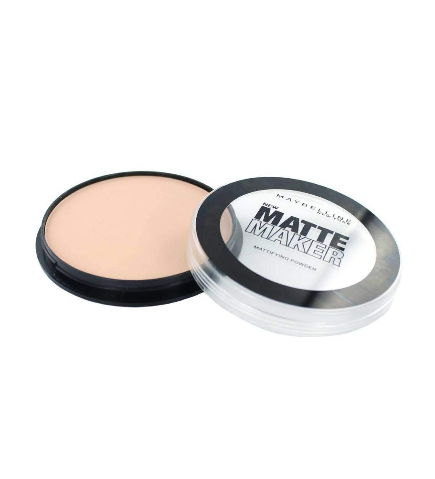 Maybelline Matte Maker 35 Amber Beige Mattifying Powder 16g - Shine-free Finish - Buy Online on GoSupps.com