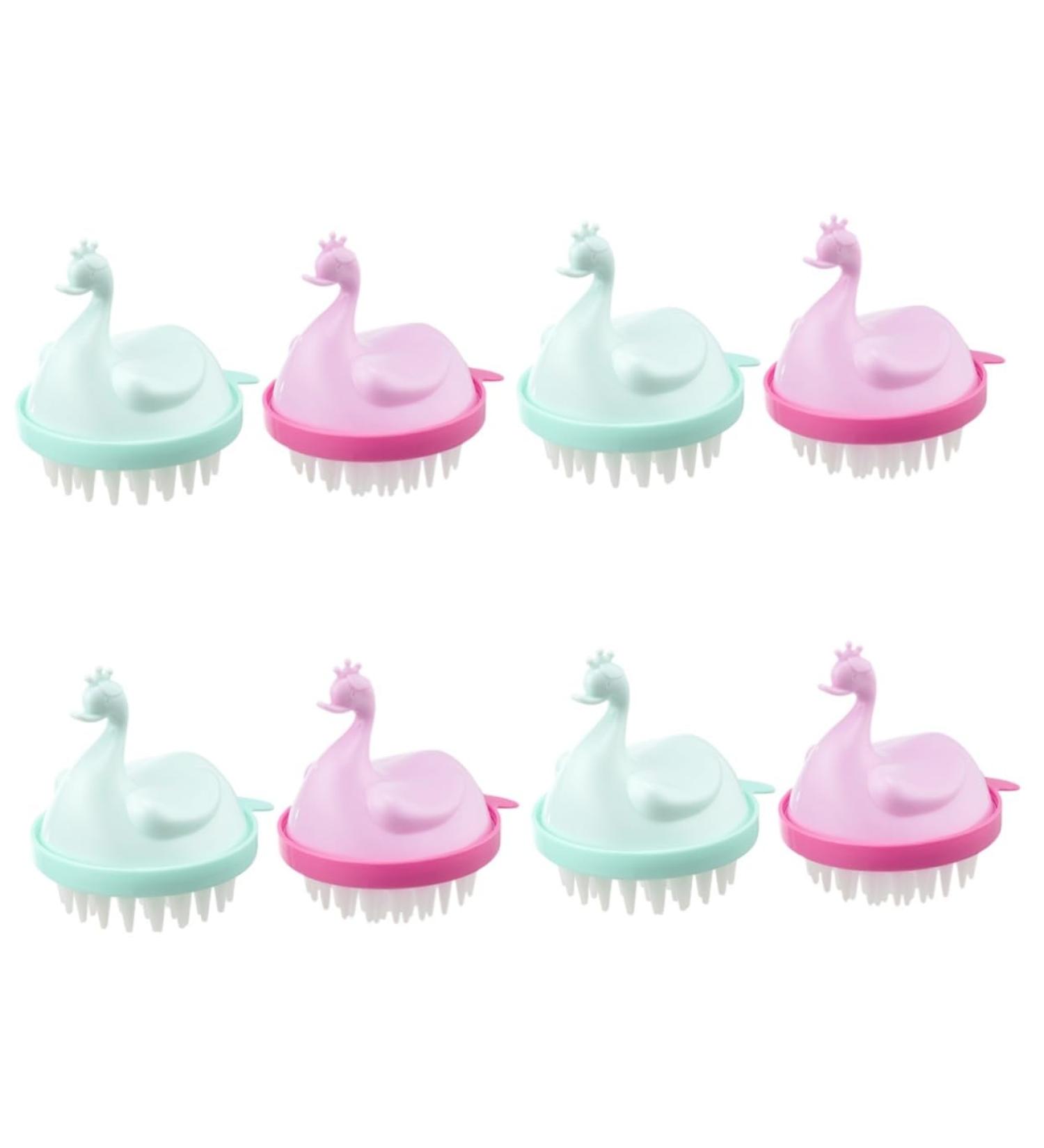 Gleavi 8 STK Scalp Washer & Massage Shampoo Brush - Effective Scalp Scrubber for Deep Clean Shower Care - Buy Online on GoSupps.com