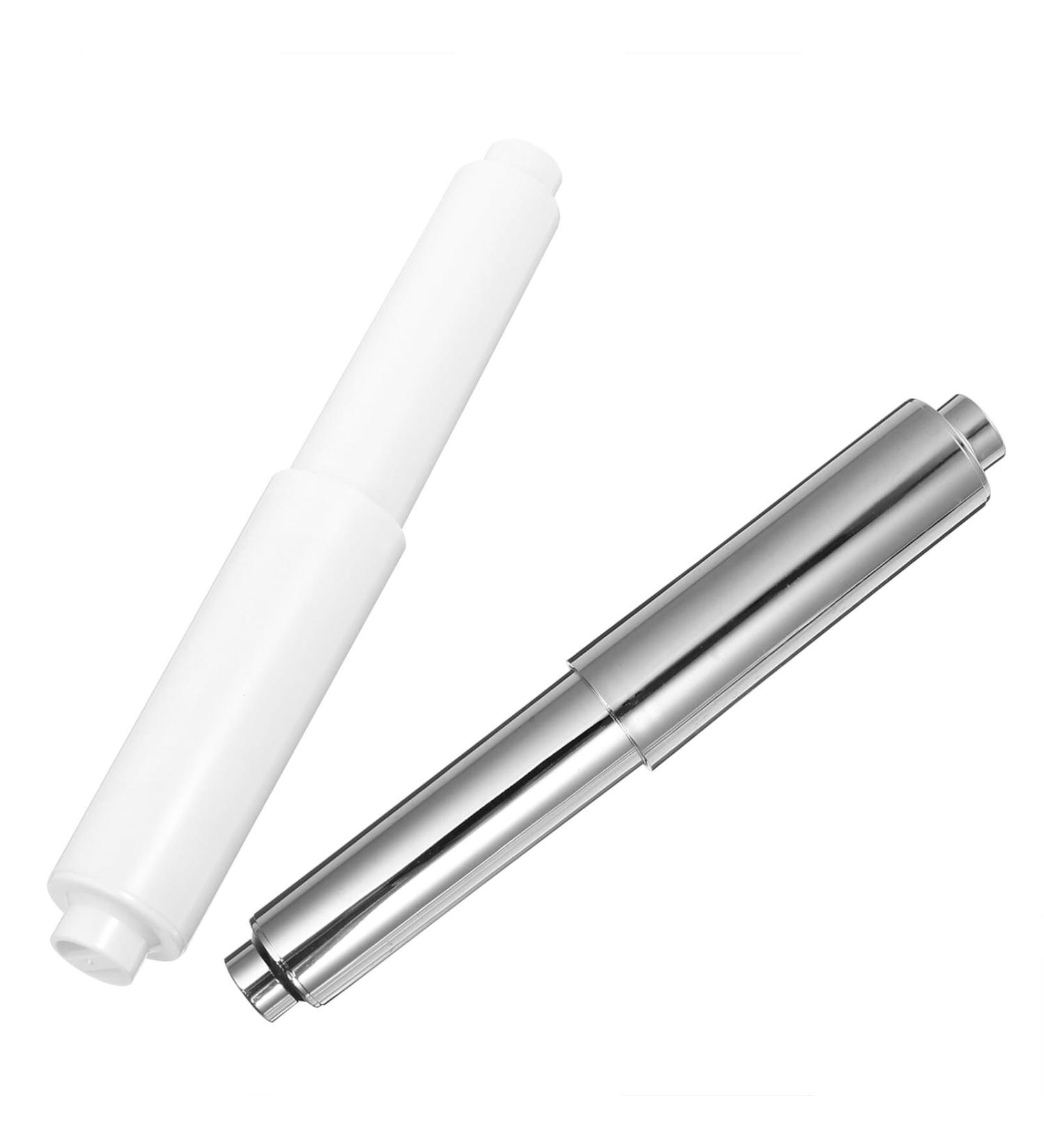VILLCASE 3pcs Toilet Paper Holder Roller White Replacement Plastic Spring Loaded - Buy Online on GoSupps.com