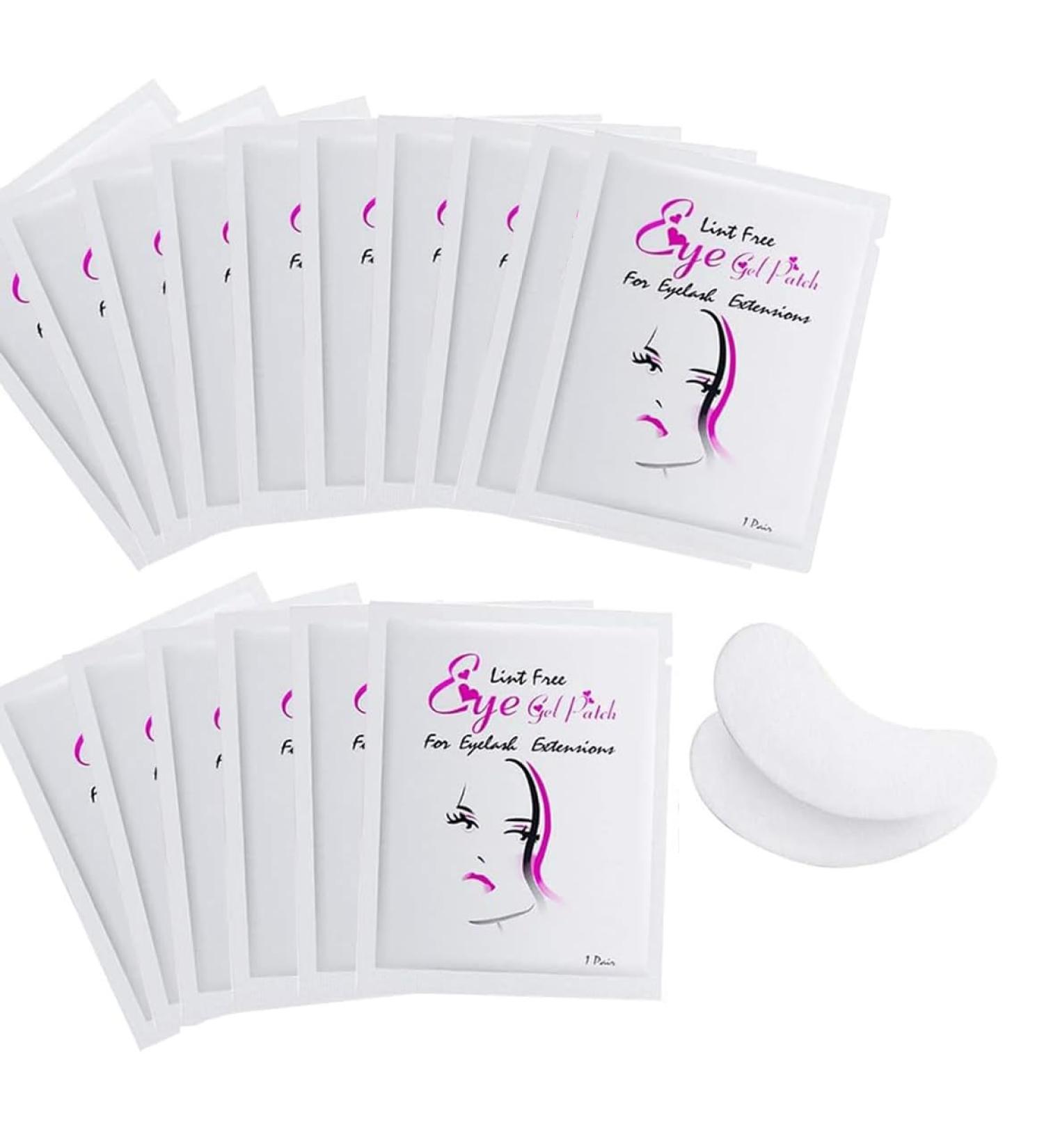 Under Eye Gel Pads 50 Pair Eyelash Extension Pads False Eyelash Lash Extension Makeup Eye Gel Patches for Pro Salon and Individual (50 Pair) - Buy Online on GoSupps.com